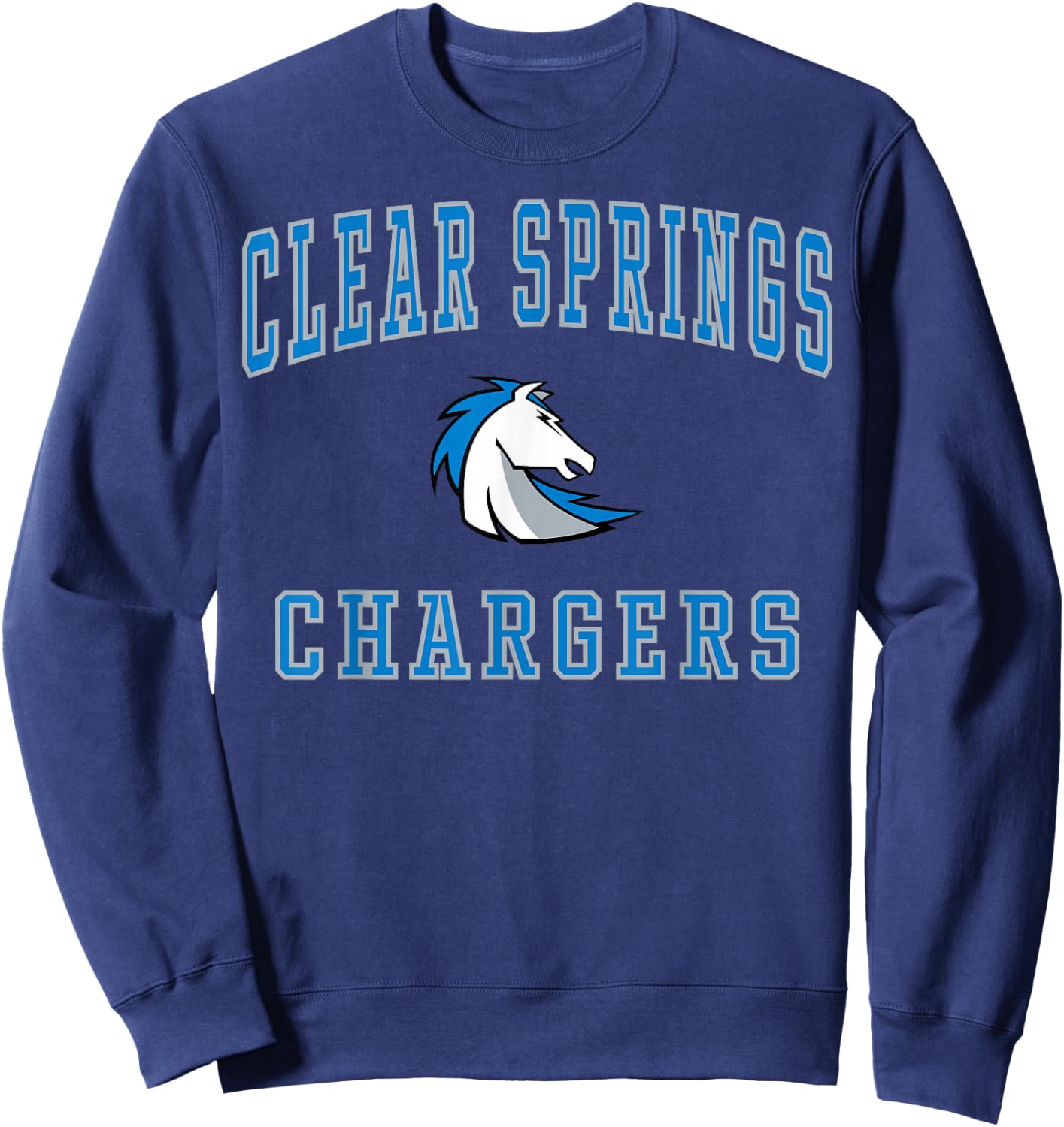Clear Springs High School Chargers C1 Sweatshirt - Sweatshirt | Navy