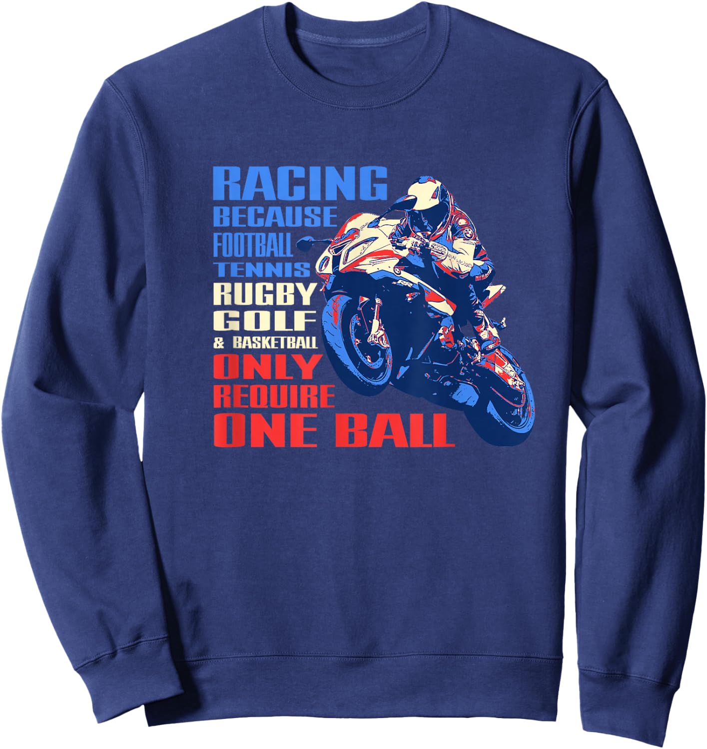 Funny Super Bike Motorcycle Championship Racing T shirt Sweatshirt - Sweatshirt | Navy