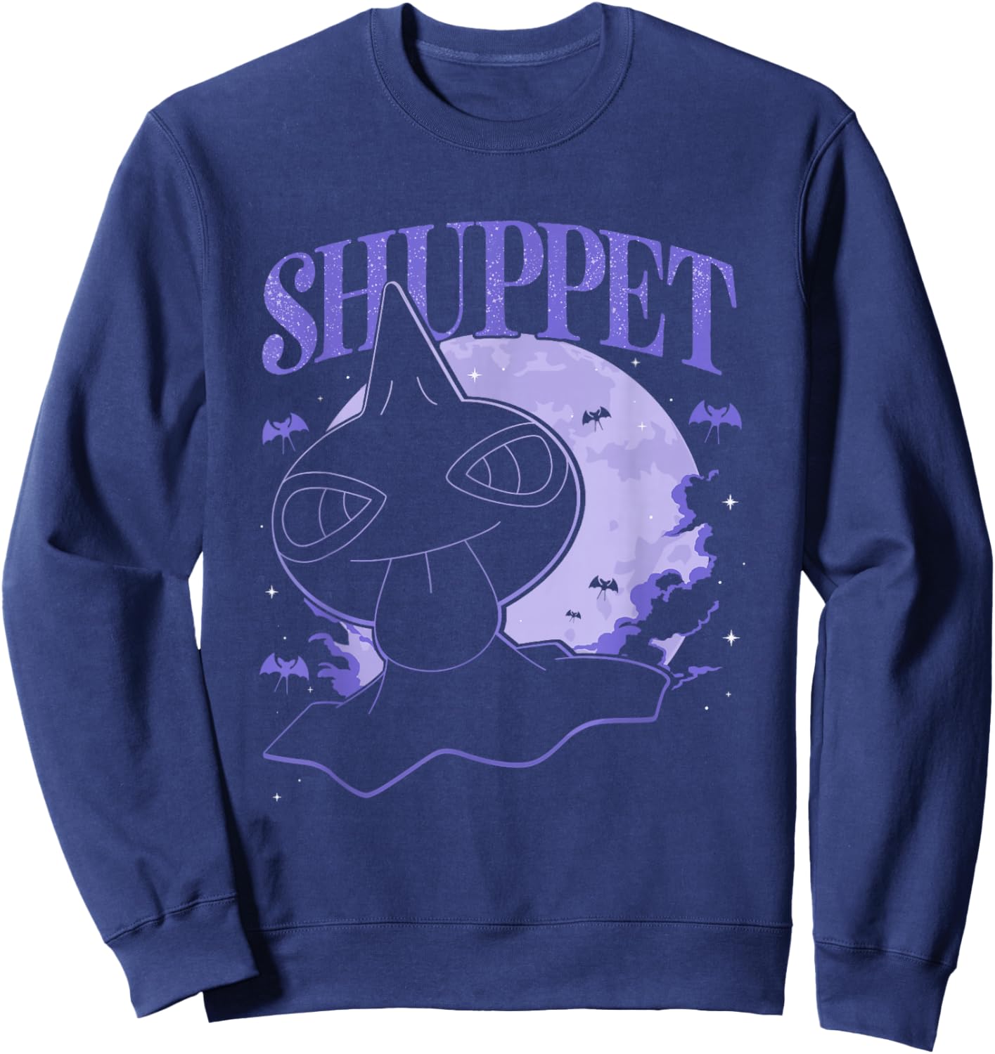 Pokémon Halloween Shuppet Under The Full Moon Sweatshirt - Sweatshirt | Navy
