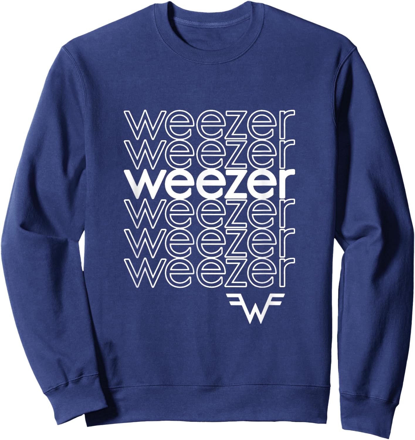 Weezer - Thank You Sweatshirt - Sweatshirt | Navy
