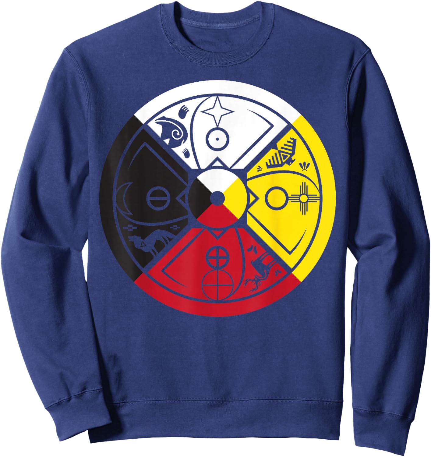 Medicine Wheel Sweatshirt - Sweatshirt | Navy