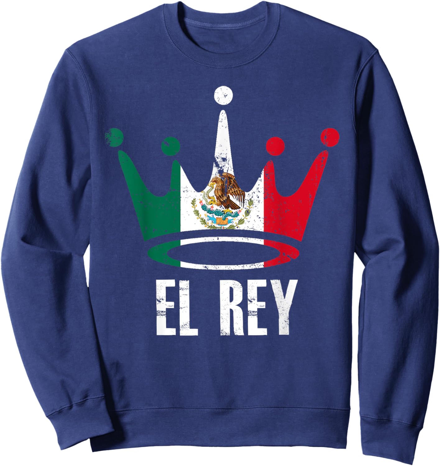 El Rey Mexican Flag Sweatshirt - Sweatshirt | Navy