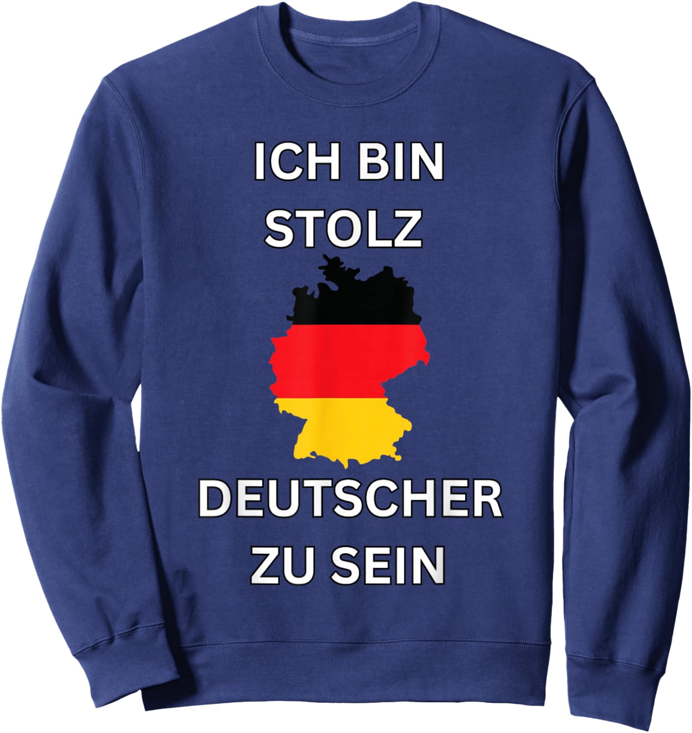 Ich bin stolz darauf, deutsches Design zu sein Sweatshirt - Sweatshirt | Navy
