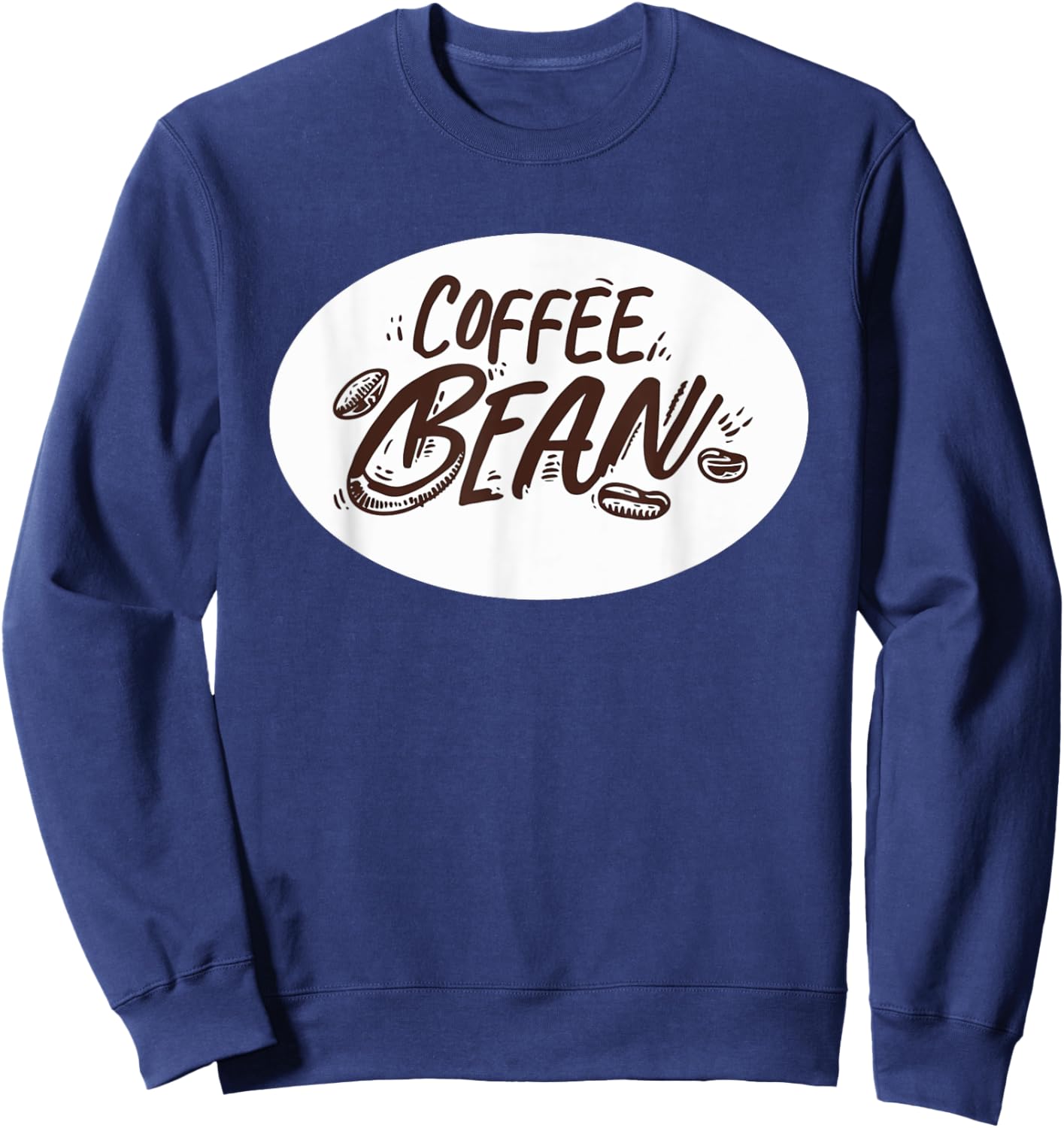 Pretty Coffee Bean Costume for Cocoa and Beans Lovers Sweatshirt - Sweatshirt | Navy