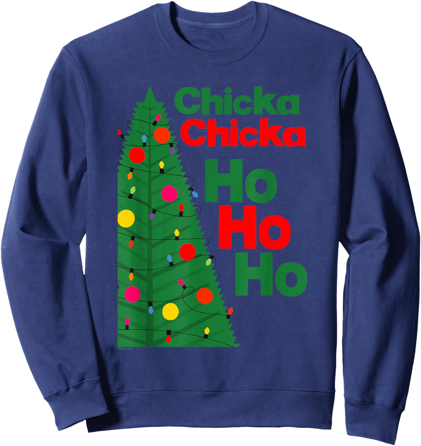 Chicka Chicka Boom Boom Christmas, Ho Ho Ho Sweatshirt - Sweatshirt | Navy