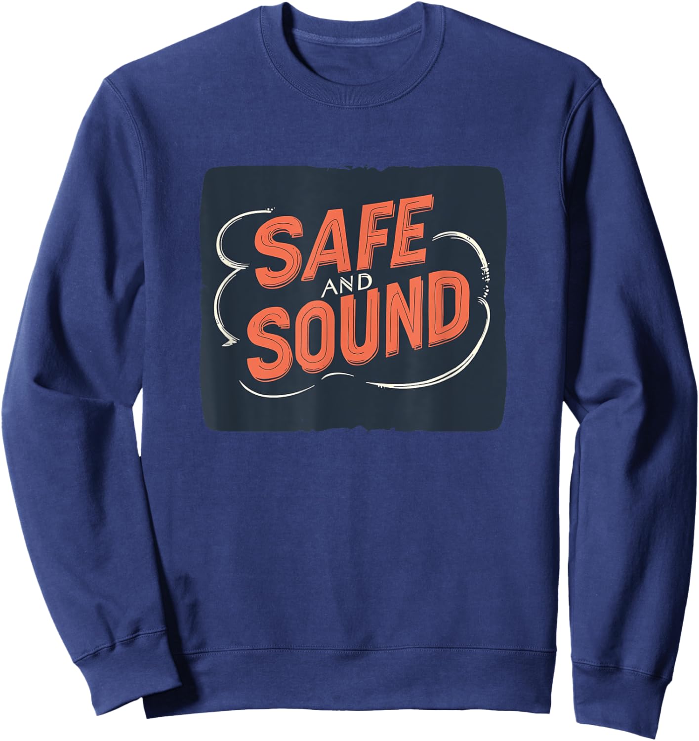 Stay Safe and Sound with this Cool Costume Sweatshirt - Sweatshirt | Navy