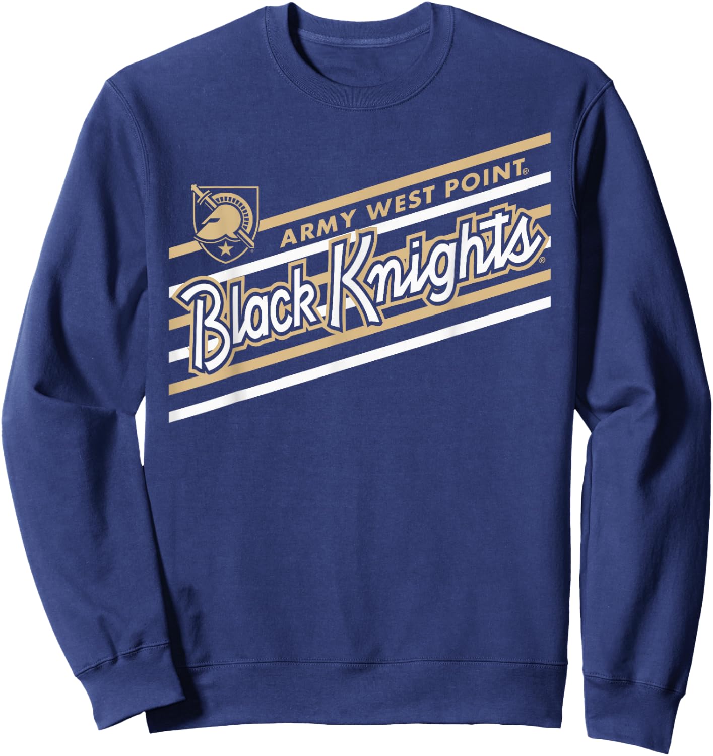 Army Black Knights Retro Performer Black Officially Licensed Sweatshirt - Sweatshirt | Navy