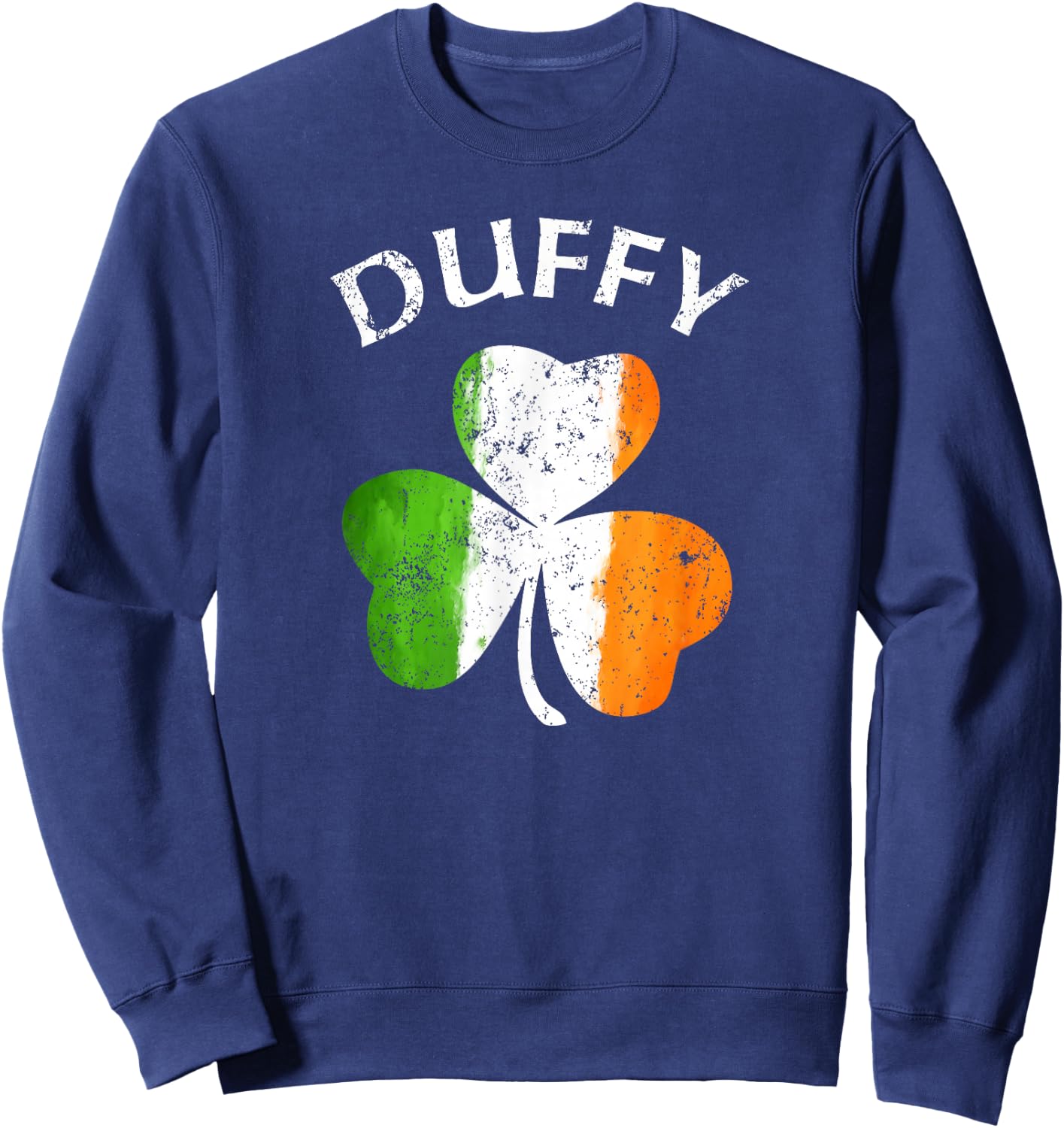 Duffy Irish Family Name Sweatshirt - Sweatshirt | Navy