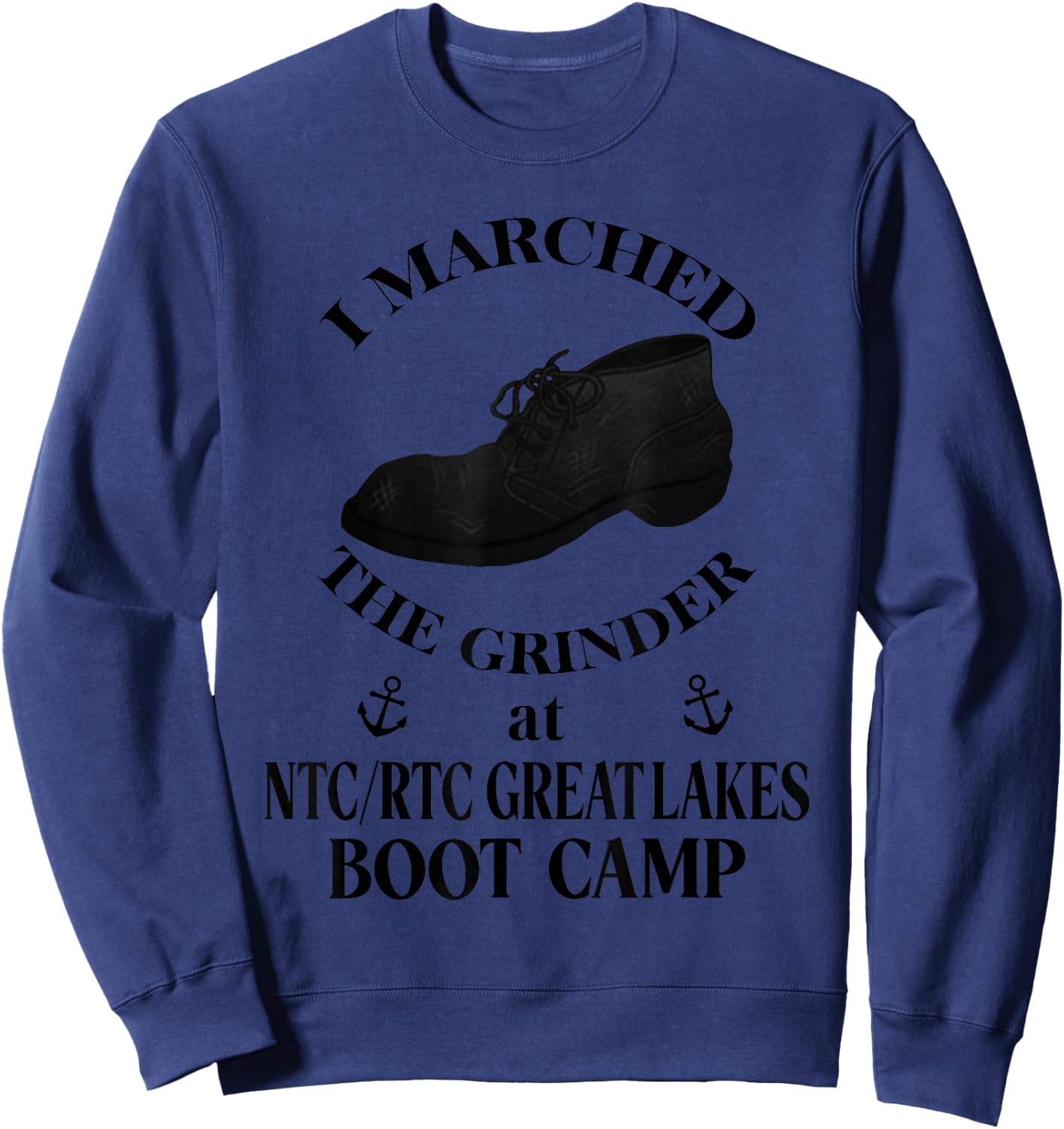 NTC RTC GREAT LAKES Boot Camp funny Sailor Sweatshirt - Sweatshirt | Navy