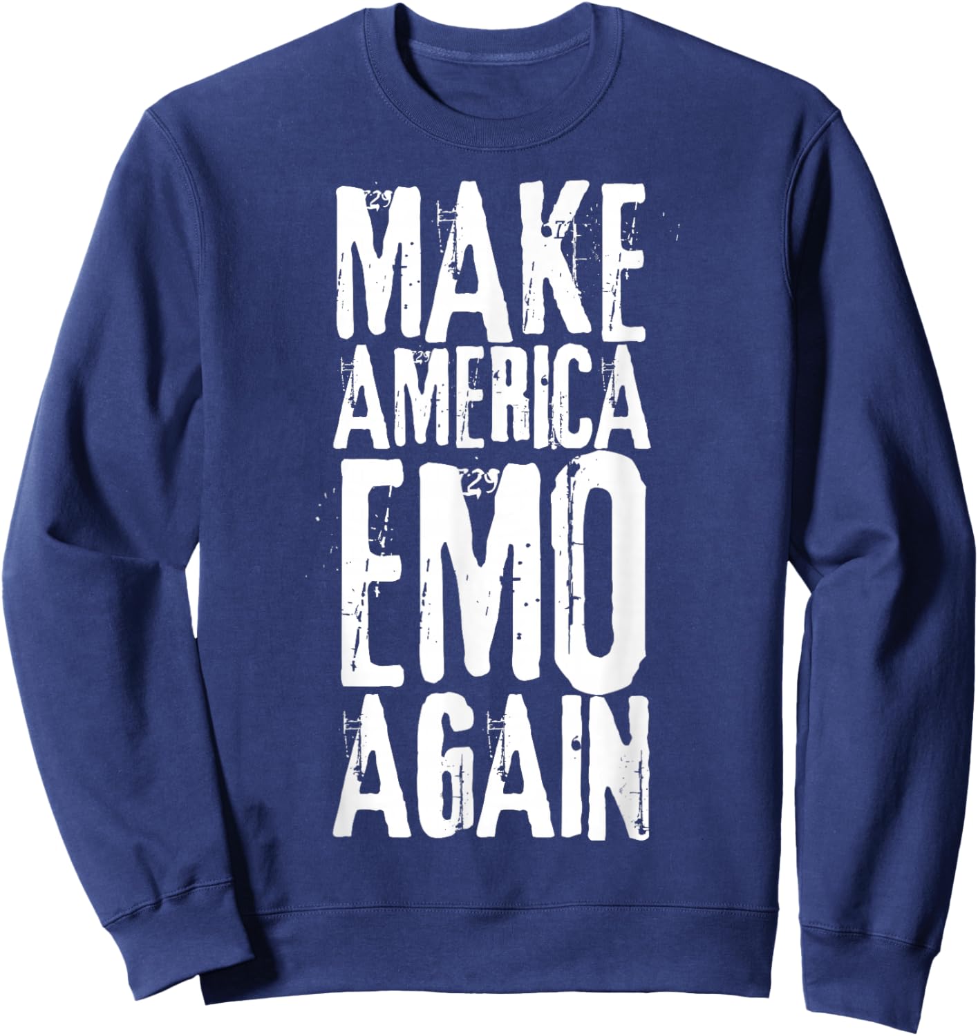 Make America Emo Again Sweatshirt - Sweatshirt | Navy
