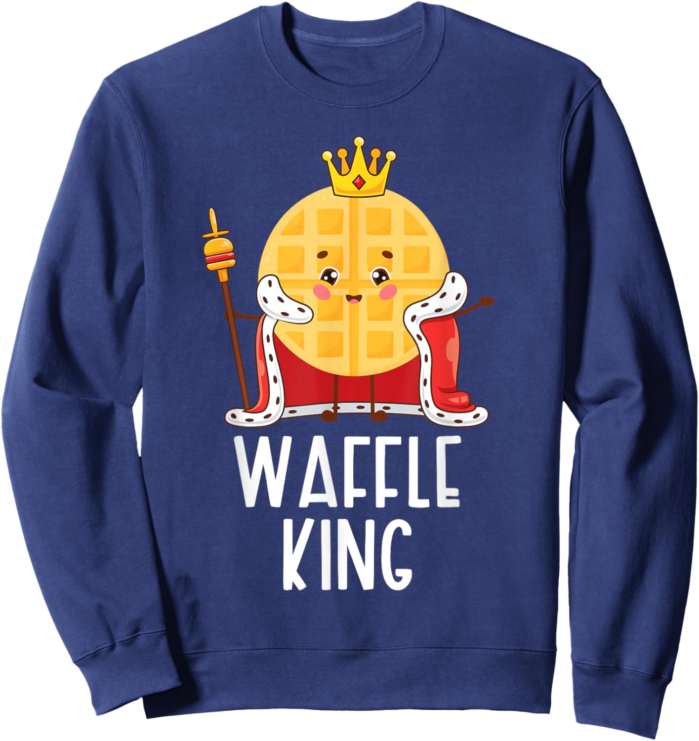 Waffle King Sweatshirt - Sweatshirt | Navy