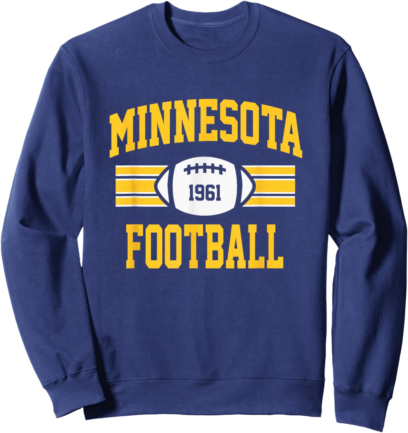 Minnesota Football Athletic Vintage Sports Team Fan Gift Sweatshirt - Sweatshirt | Navy