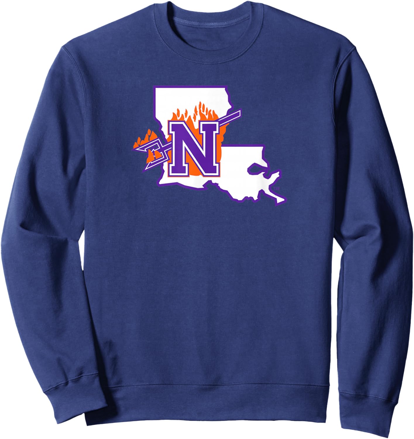 Northwestern State University NSU Demons Primary Logo Sweatshirt - Sweatshirt | Navy