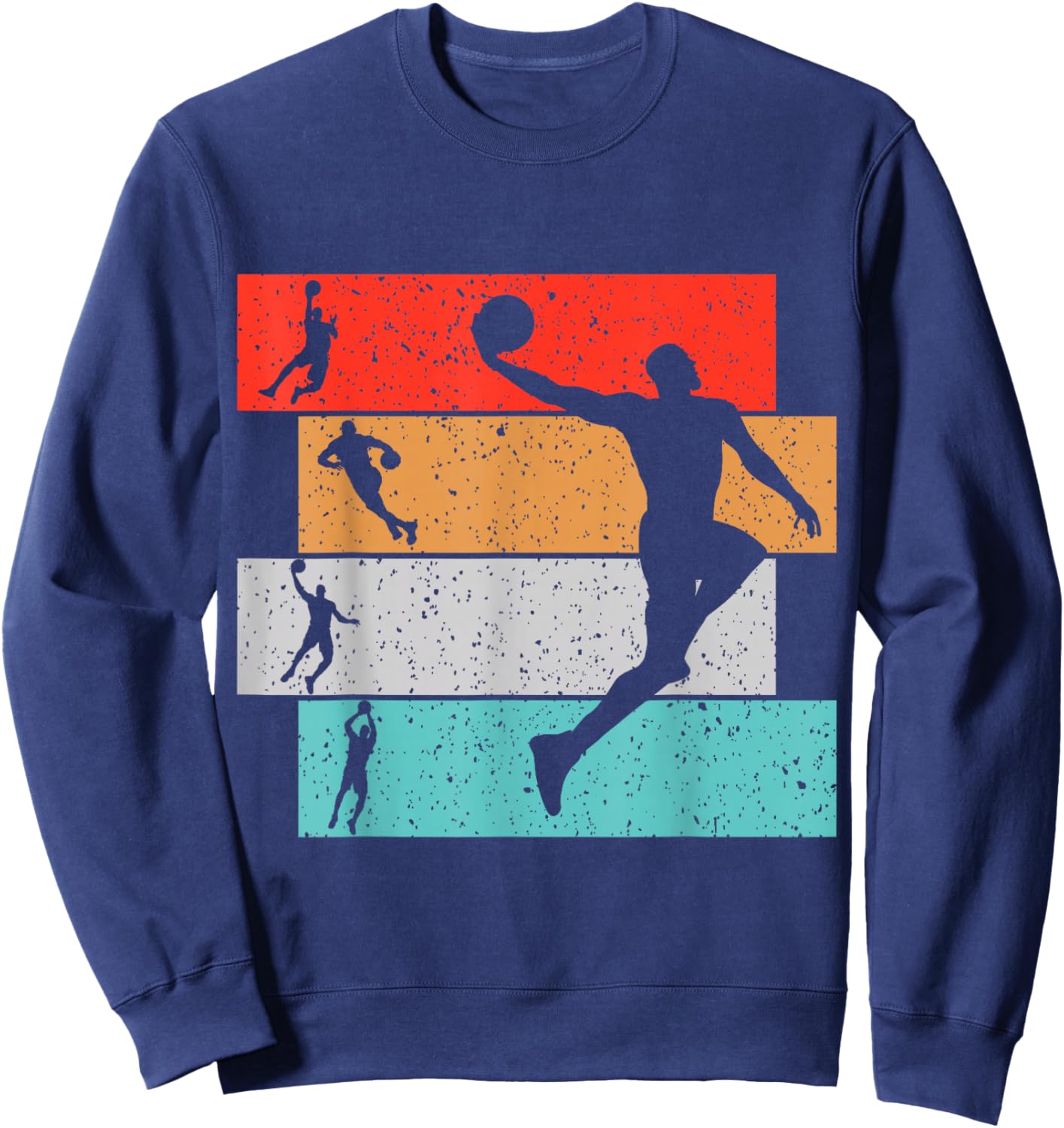 Basketballer Basketball Jungen Kinder Herren Sweatshirt - Sweatshirt | Navy