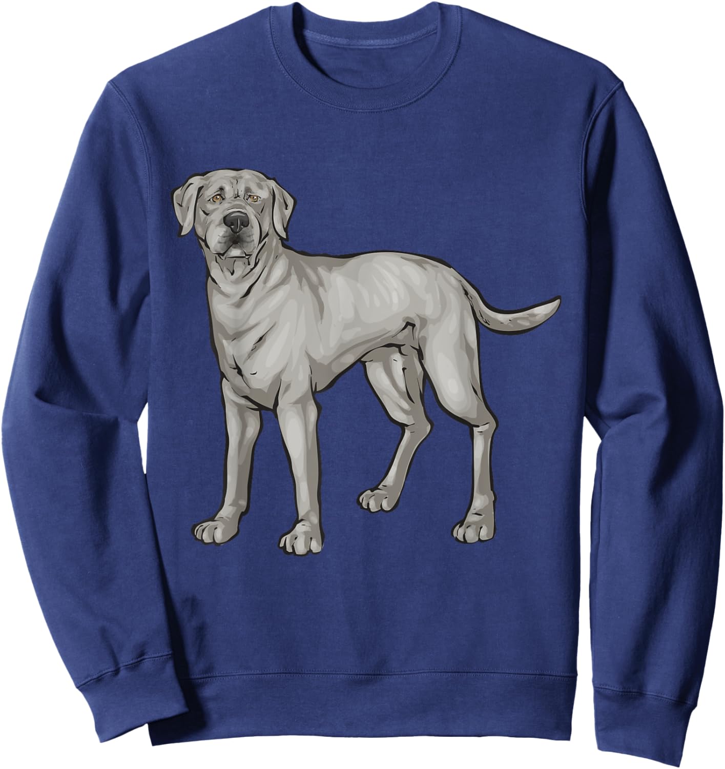 Silver Lab Silver Labrador Retriever Sweatshirt - Sweatshirt | Navy