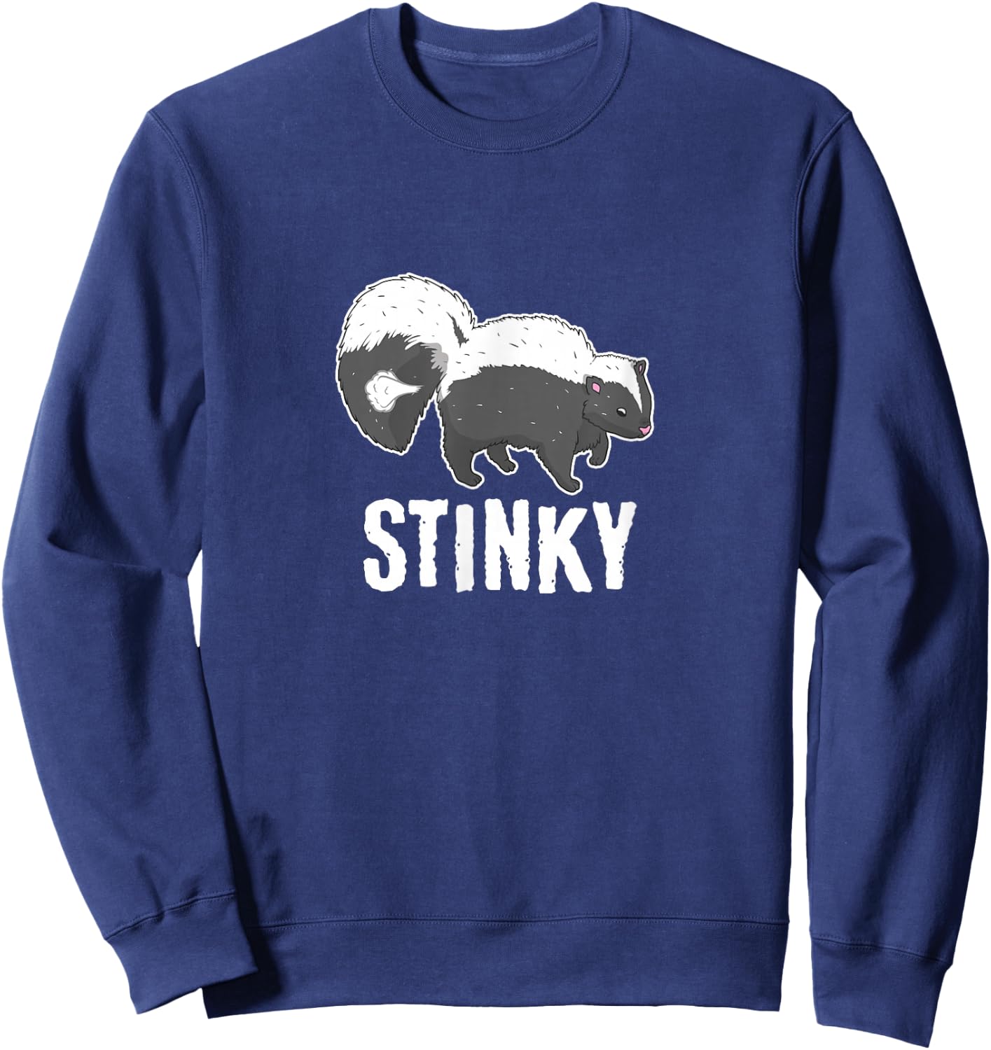Stinky Skunk Smell Polecat Mammal Animal Lover Kids Sweatshirt - Sweatshirt | Navy