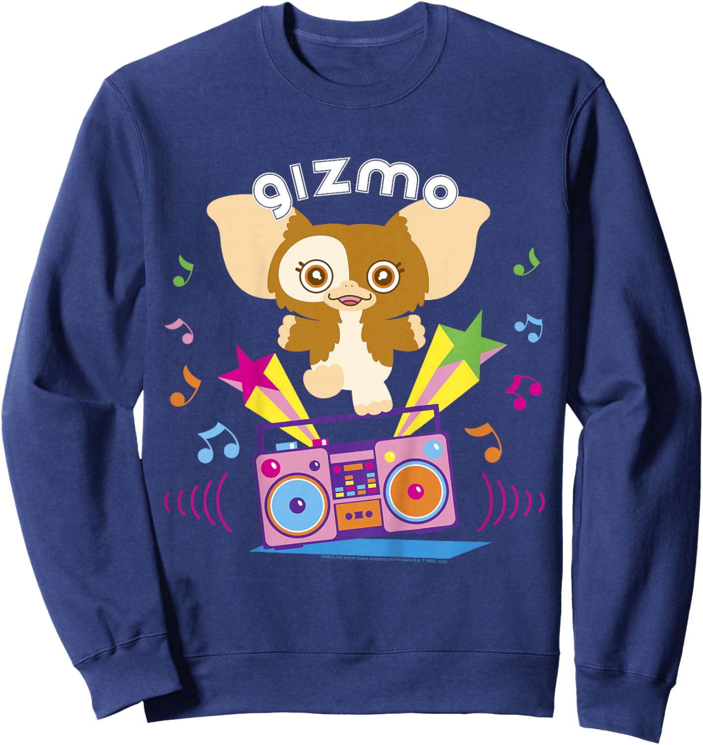 Kids Gremlins Gizmo Party Portrait Sweatshirt - Sweatshirt | Navy