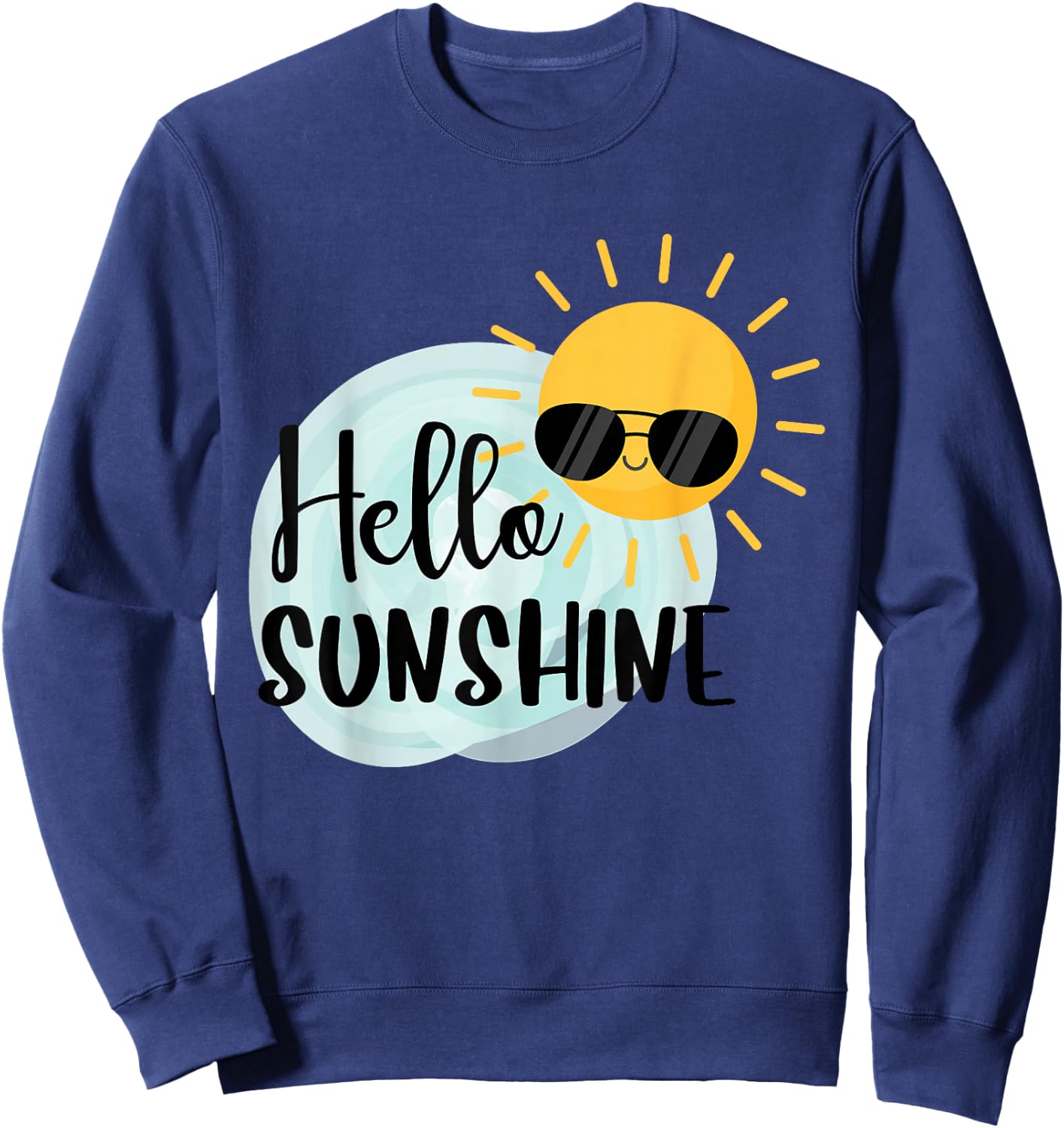Hello Sunshine Cool Sun Sweatshirt - Sweatshirt | Navy
