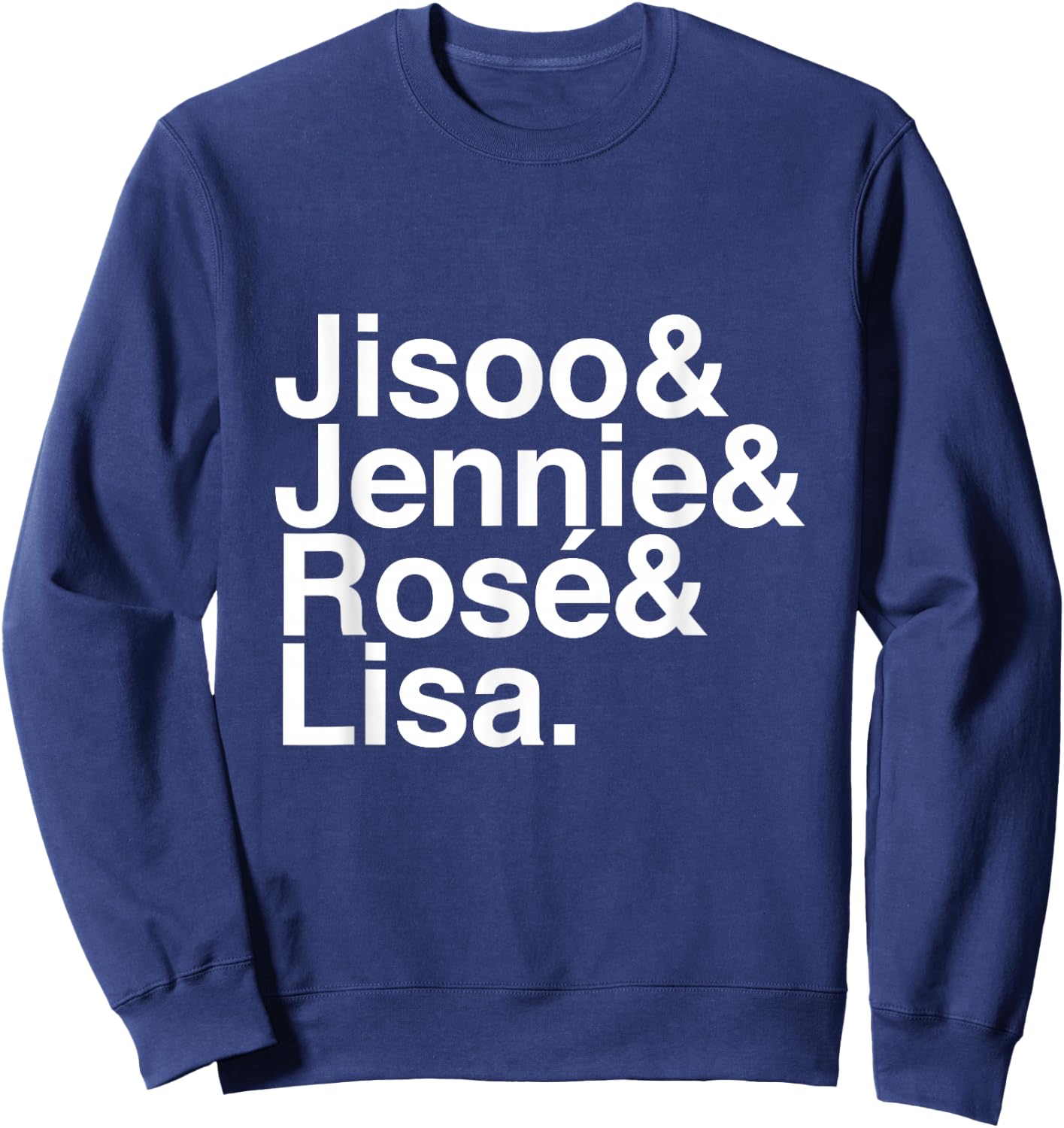 Jisoo, Jennie, Rosé, and Lisa Sweatshirt - Sweatshirt | Navy