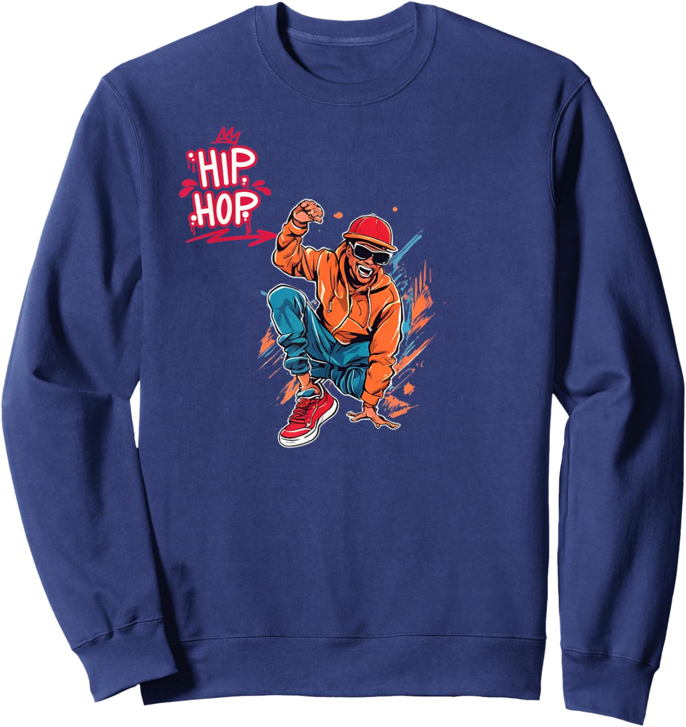 Breakdancer - Breakbeat - Hip Hop - Break Dance Sweatshirt - Sweatshirt | Navy