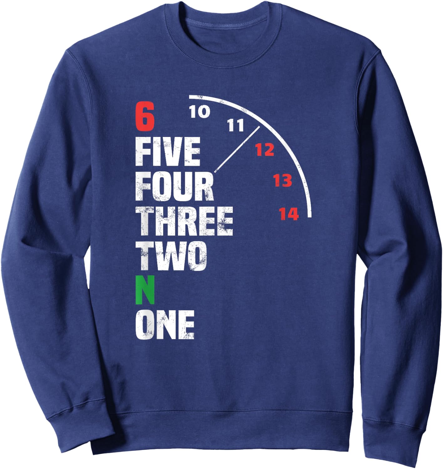 Motorcycle Gear Shift Pattern Motorcyclist Sweatshirt - Sweatshirt | Navy