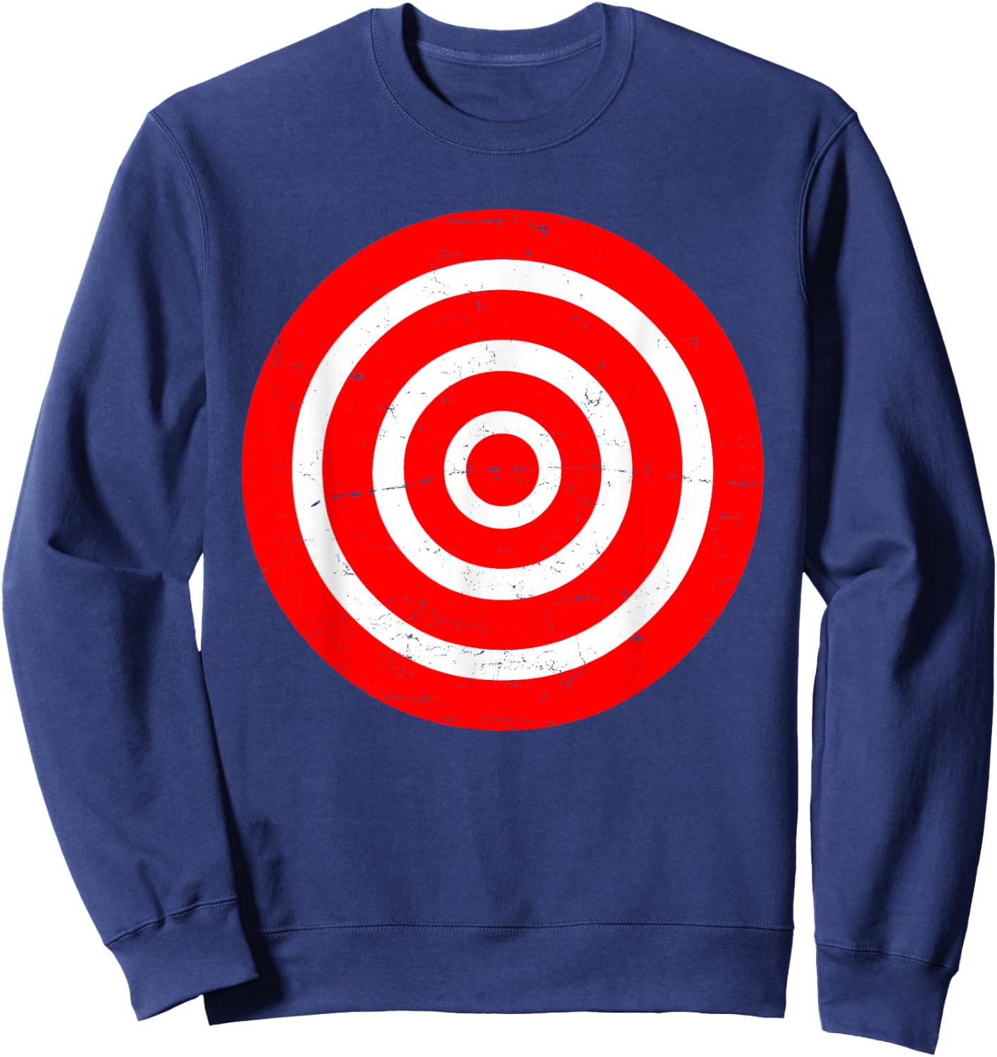 Fun Bullseye Target Bulls Eye Prank Gift-Archery Target Sweatshirt - Sweatshirt | Navy