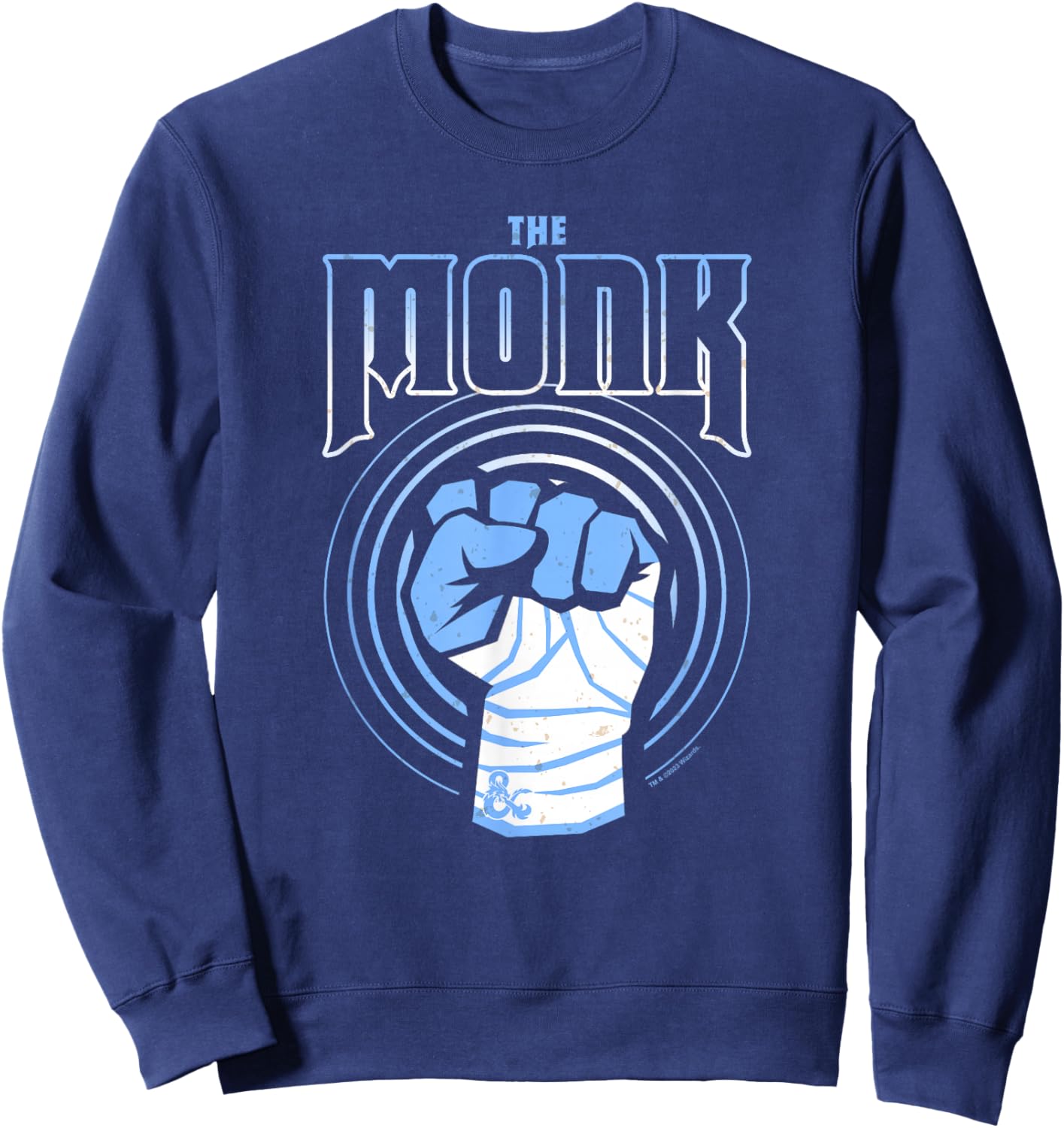 Dungeons & Dragons The Monk Class Combat Logo Sweatshirt - Sweatshirt | Navy