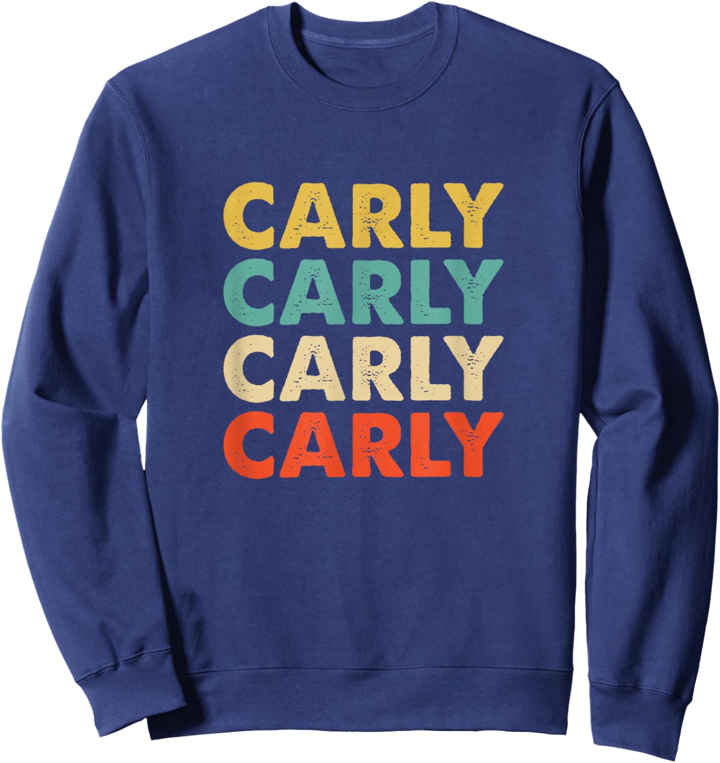 Carly Name Sweatshirt - Sweatshirt | Navy