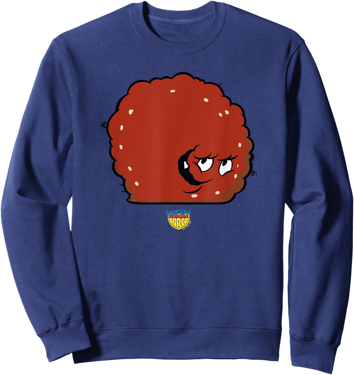 Aqua Teen Hunger Force Meatwad Big Face Sweatshirt - Sweatshirt | Navy