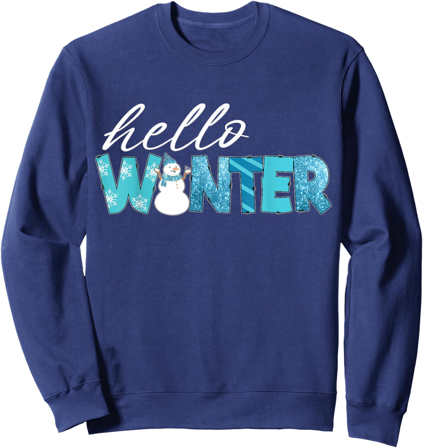 Hello Winter Sweatshirt - Sweatshirt | Navy