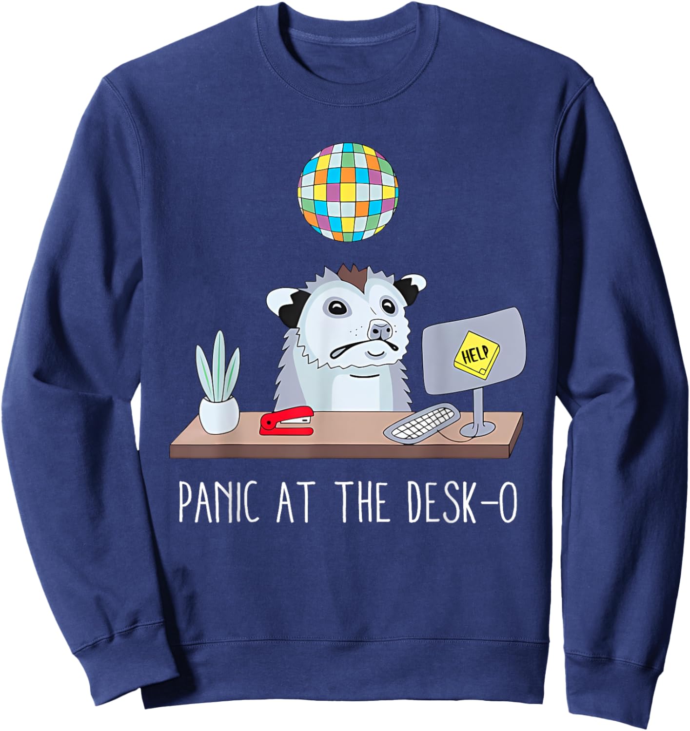 Panic At The Desk-O Apparel Sweatshirt - Sweatshirt | Navy