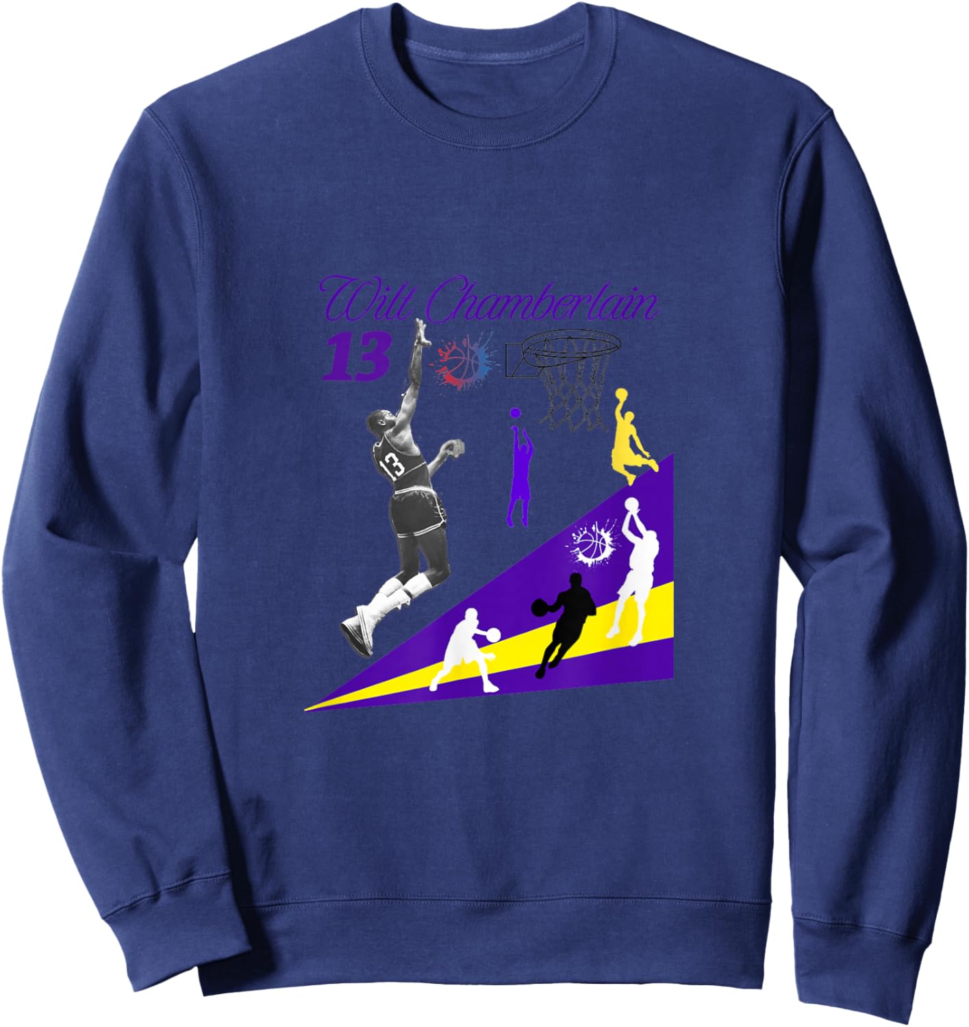 Wilt Chamberlain_NBA_001 Sweatshirt - Sweatshirt | Navy