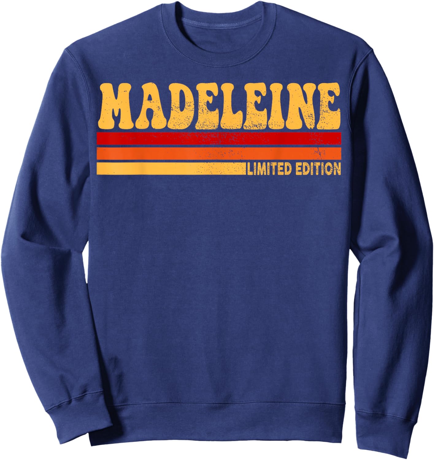 Madeleine Name Personalized Idea Women Vintage Madeleine Sweatshirt - Sweatshirt | Navy