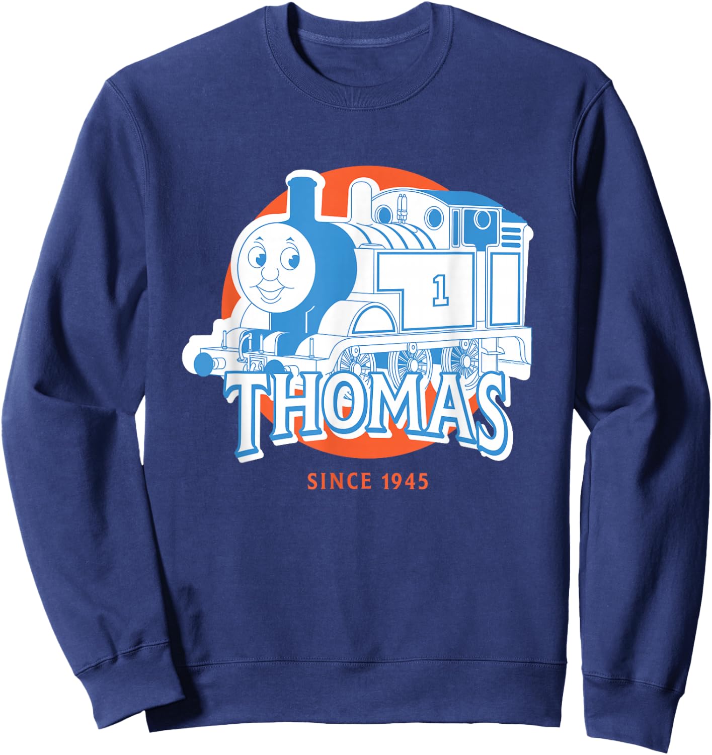 Thomas & Friends - Thomas Blue and White Sweatshirt - Sweatshirt | Navy