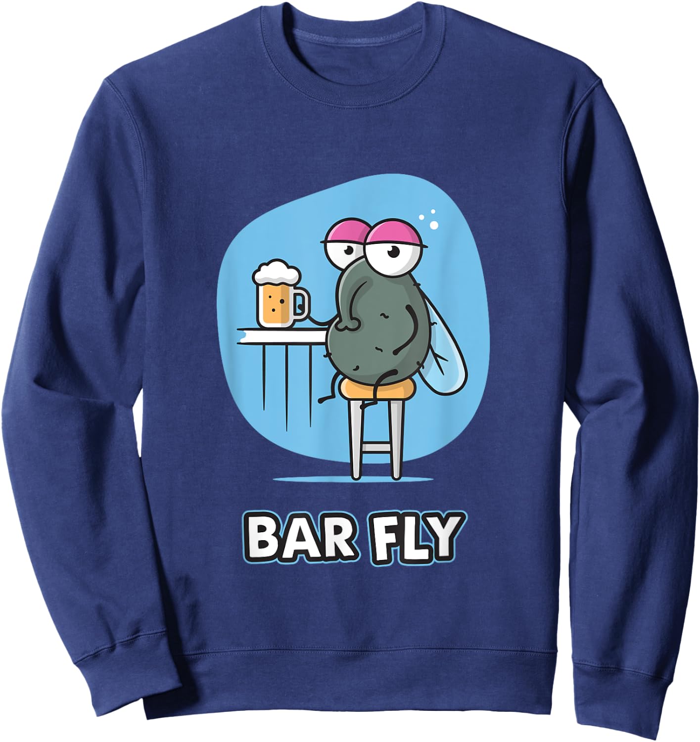Bar Fly Sweatshirt - Sweatshirt | Navy