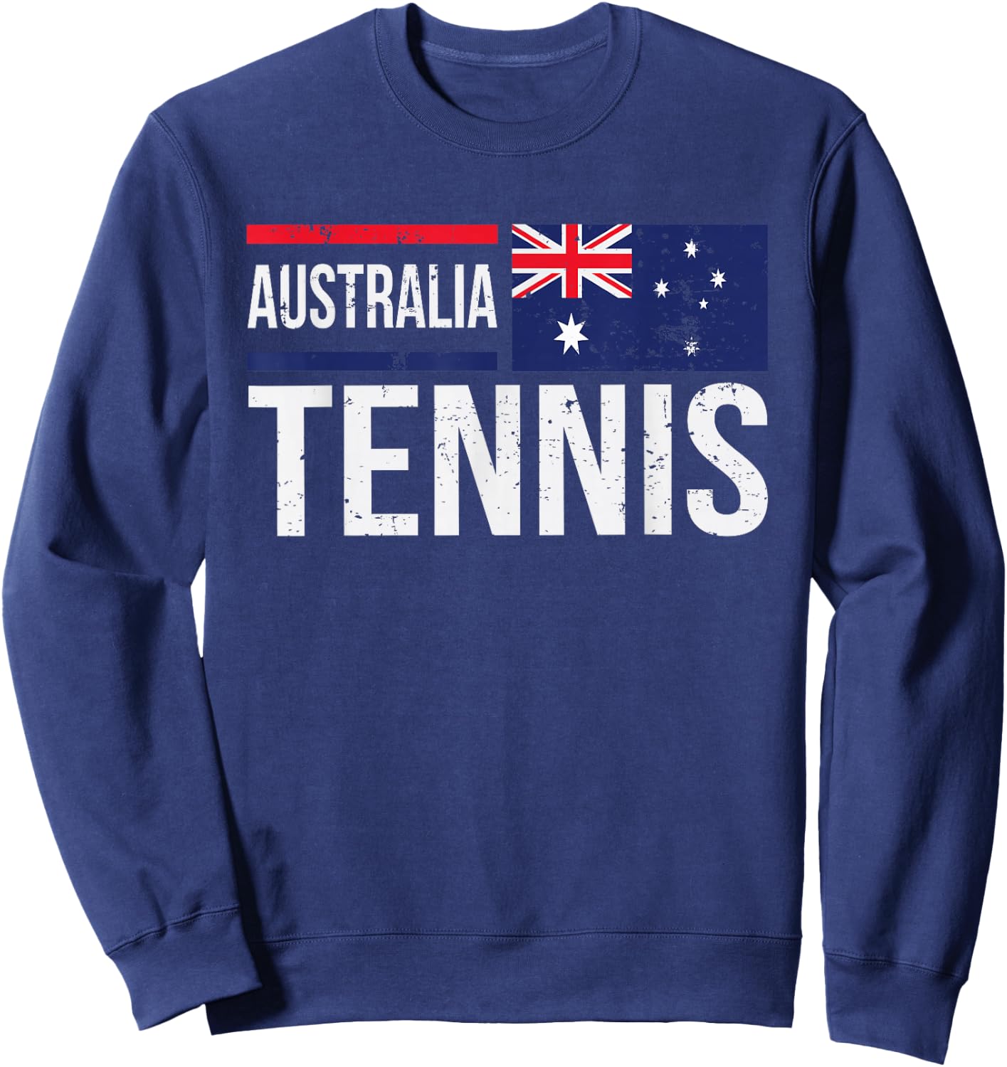 Australia Tennis Aussie Flag For Fans Players Sweatshirt - Sweatshirt | Navy