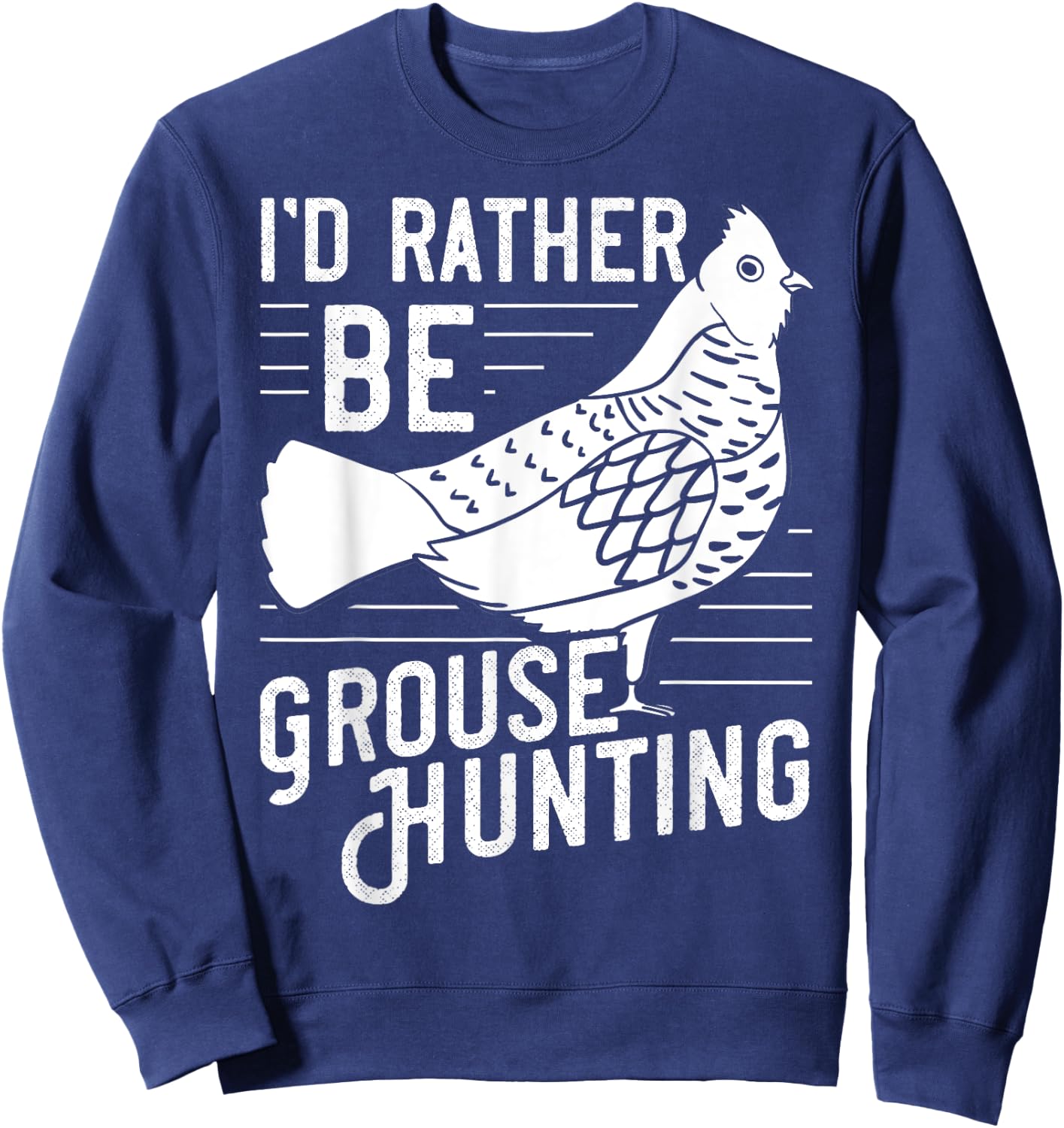 Ruffed Grouse Bird Gift Hunting Spruce Grouse Sweatshirt - Sweatshirt | Navy