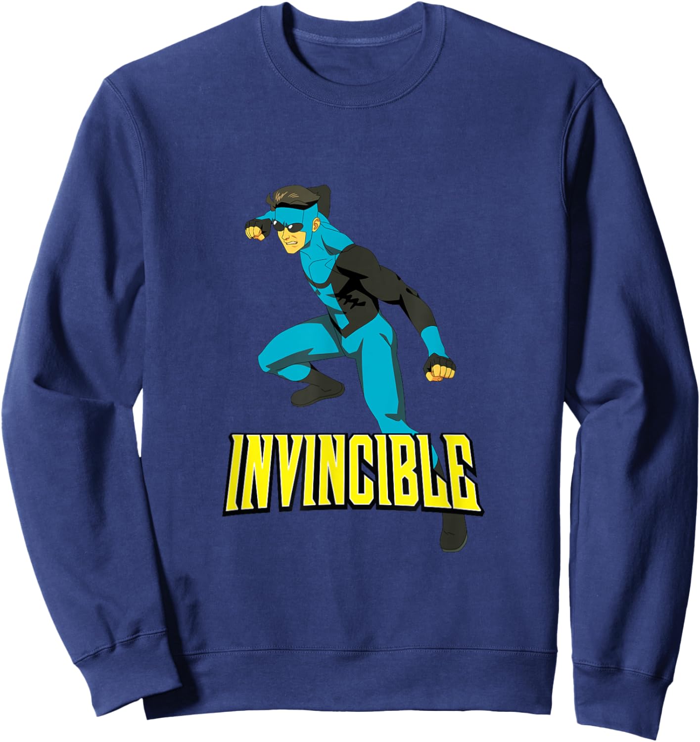 Invincible Season 3 Blue Suit Sweatshirt - Sweatshirt | Navy