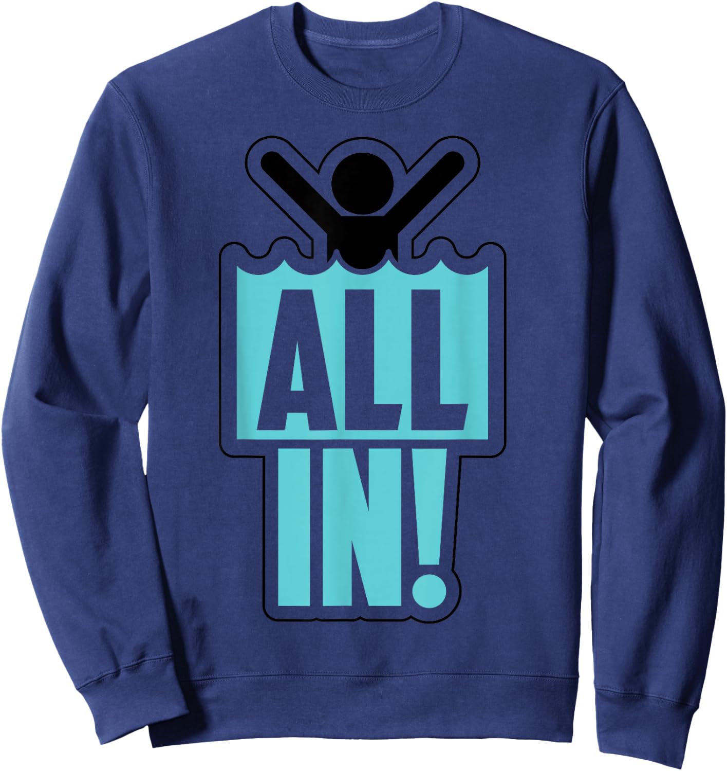 Funny Christian Baptism Gift | Cute Christening Boys Girls Sweatshirt - Sweatshirt | Navy