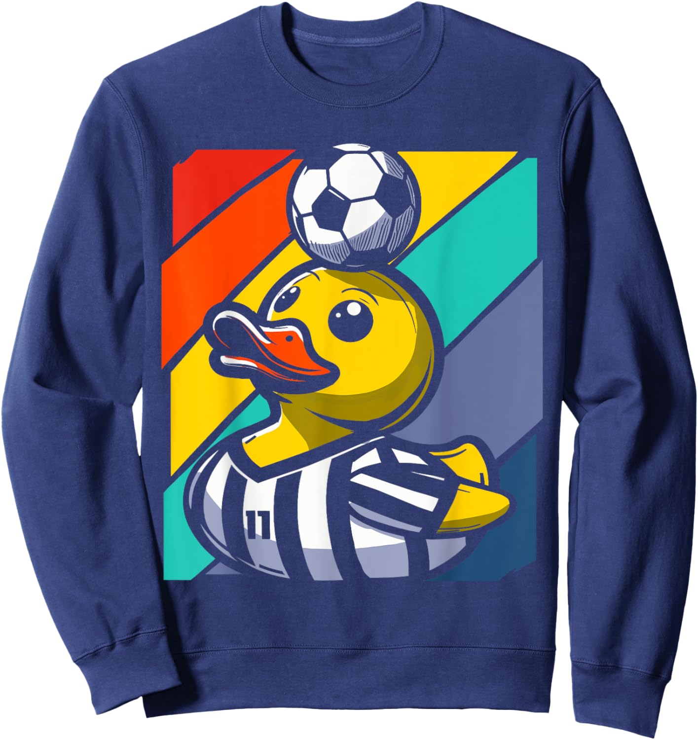 Soccer Rubber Duck Sweatshirt - Sweatshirt | Navy