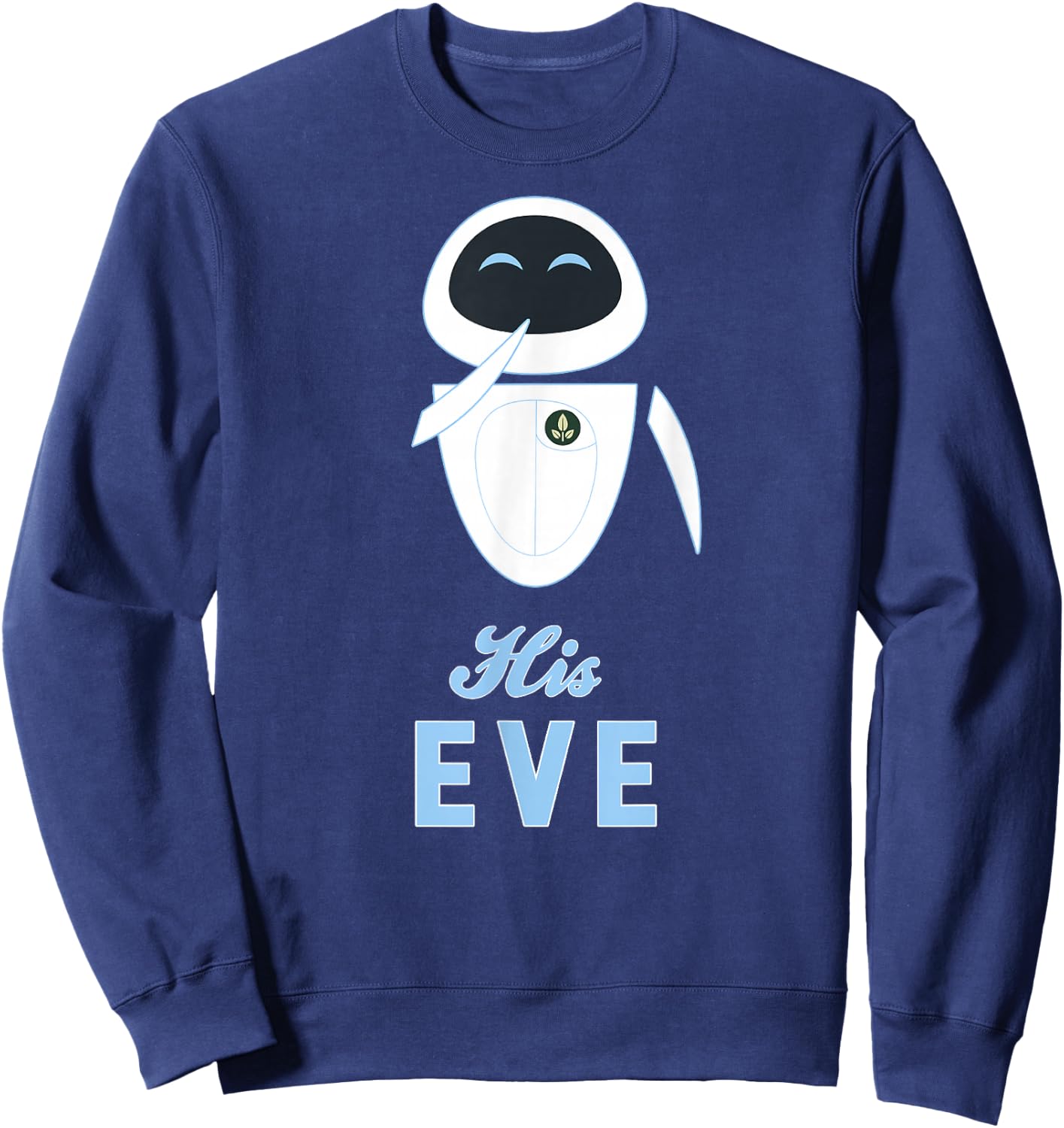 Disney Pixar Wall-E His Eve Couples Sweatshirt - Sweatshirt | Navy