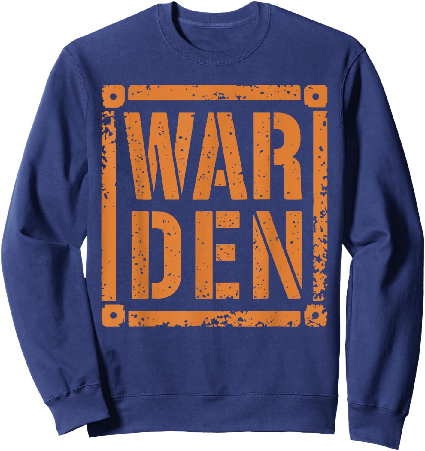 Warden Halloween Costume Unique Ideas for a Memorable Look Sweatshirt - Sweatshirt | Navy
