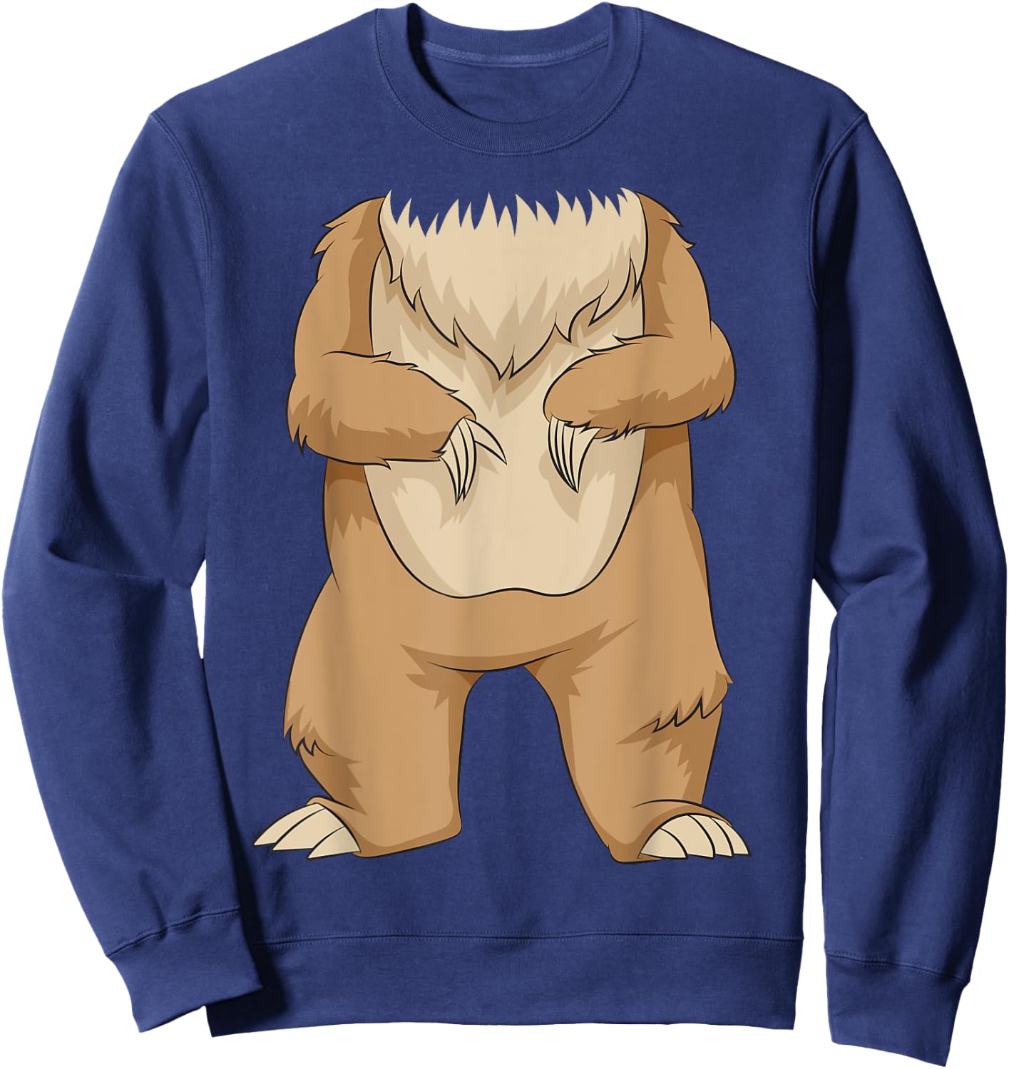 Cool Headless Bear | Funny Lazy DIY Halloween Costume Gift Sweatshirt - Sweatshirt | Navy
