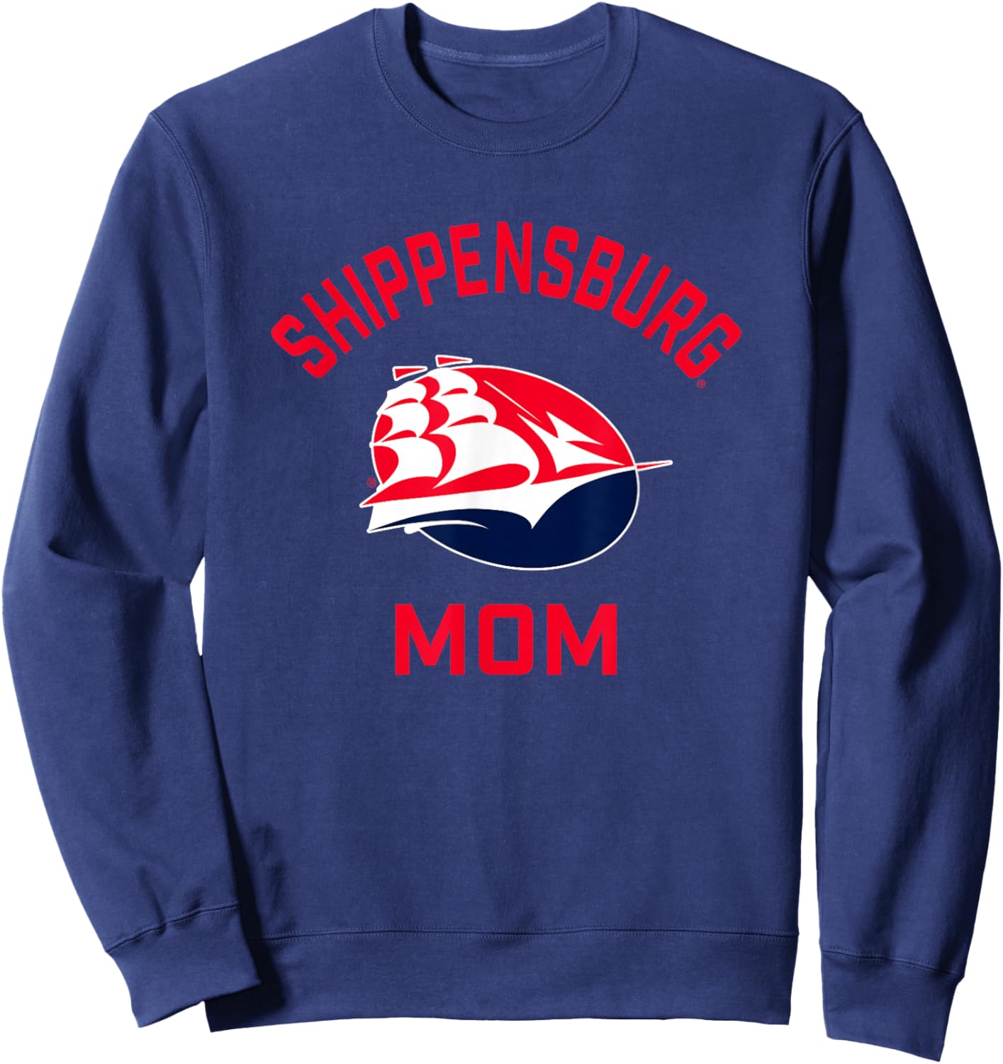 Shippensburg University Raiders Arched Mom Sweatshirt - Sweatshirt | Navy