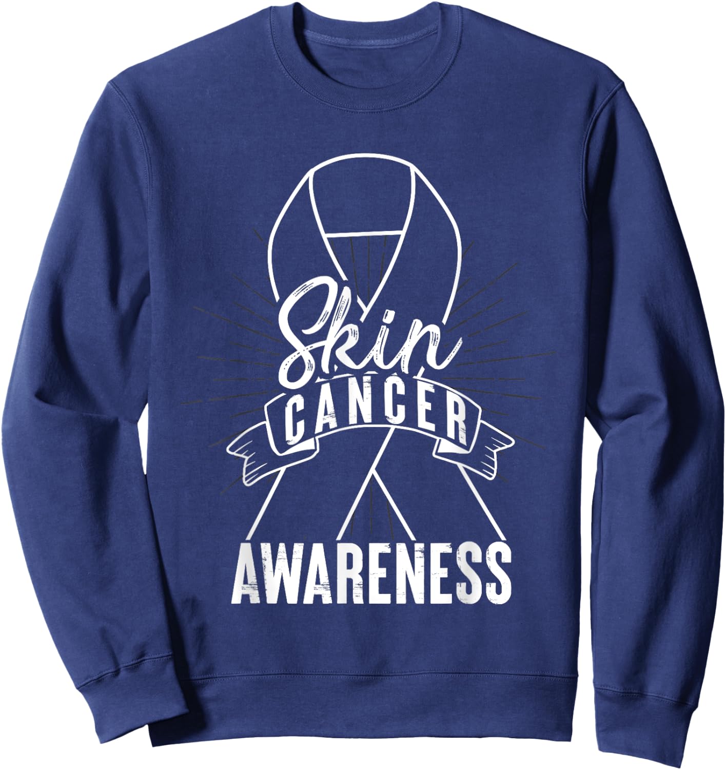Skin Cancer Awareness Sweatshirt - Sweatshirt | Navy