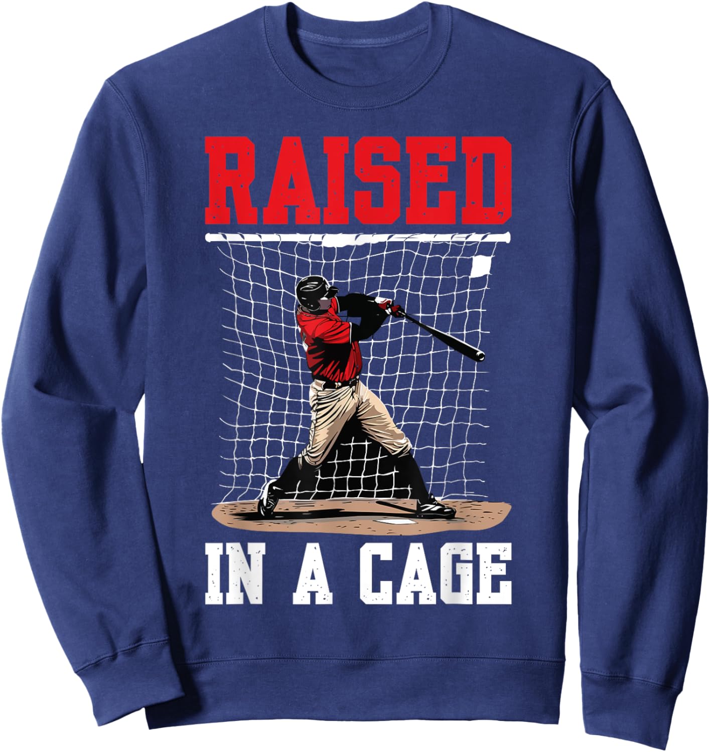 Raised In A Cage Sweatshirt - Sweatshirt | Navy