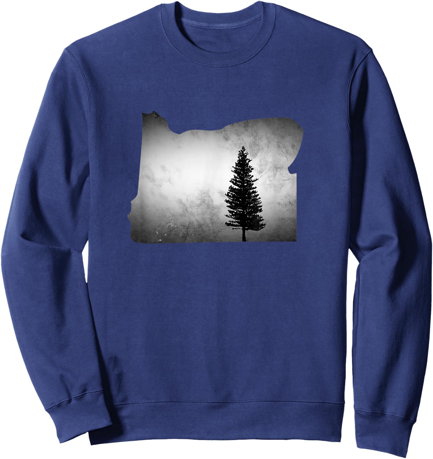 Oregon State Tree Pacific Northwest Sweatshirt - Sweatshirt | Navy