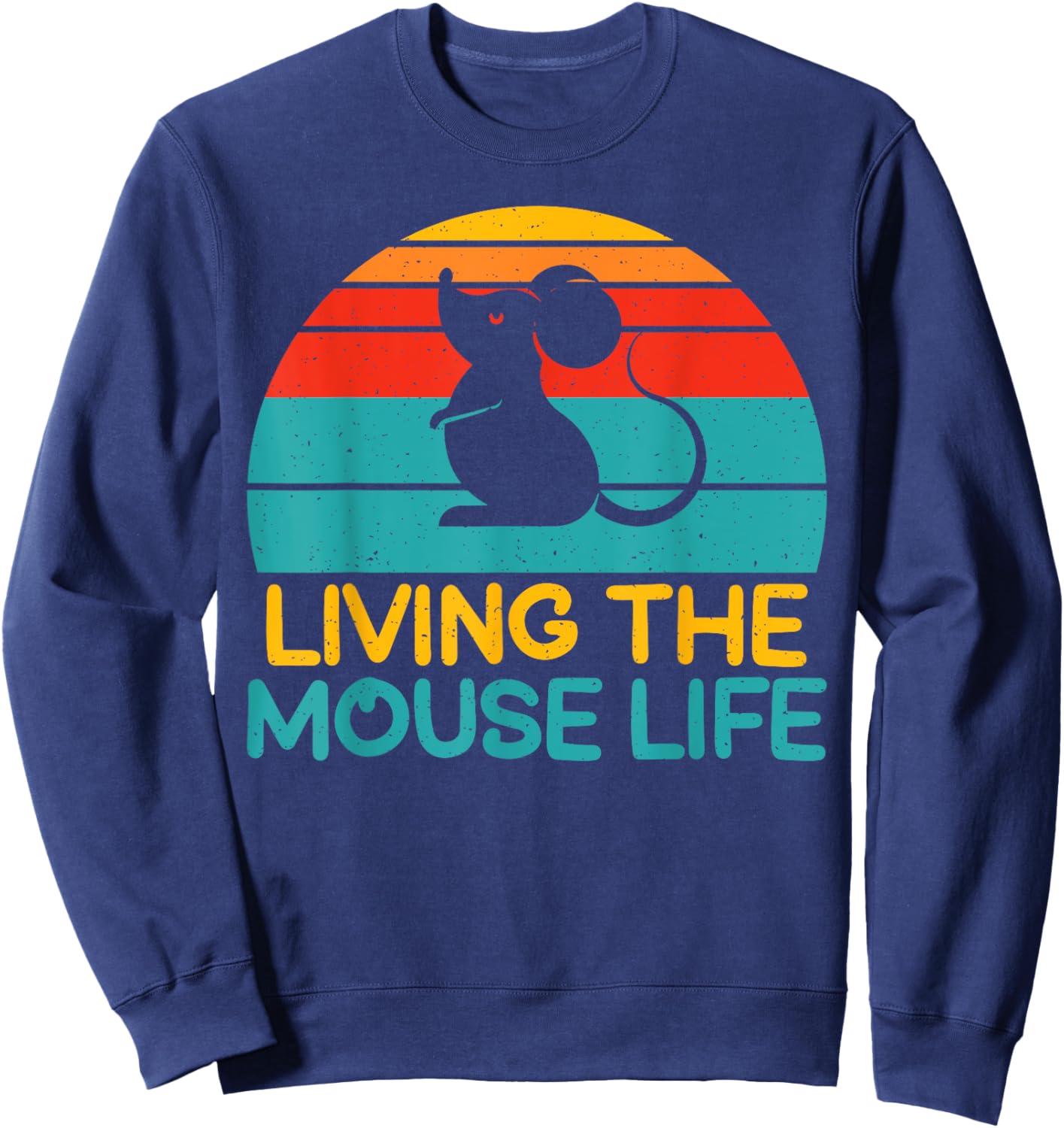 Living the Mouse Life Mouse Sweatshirt - Sweatshirt | Navy
