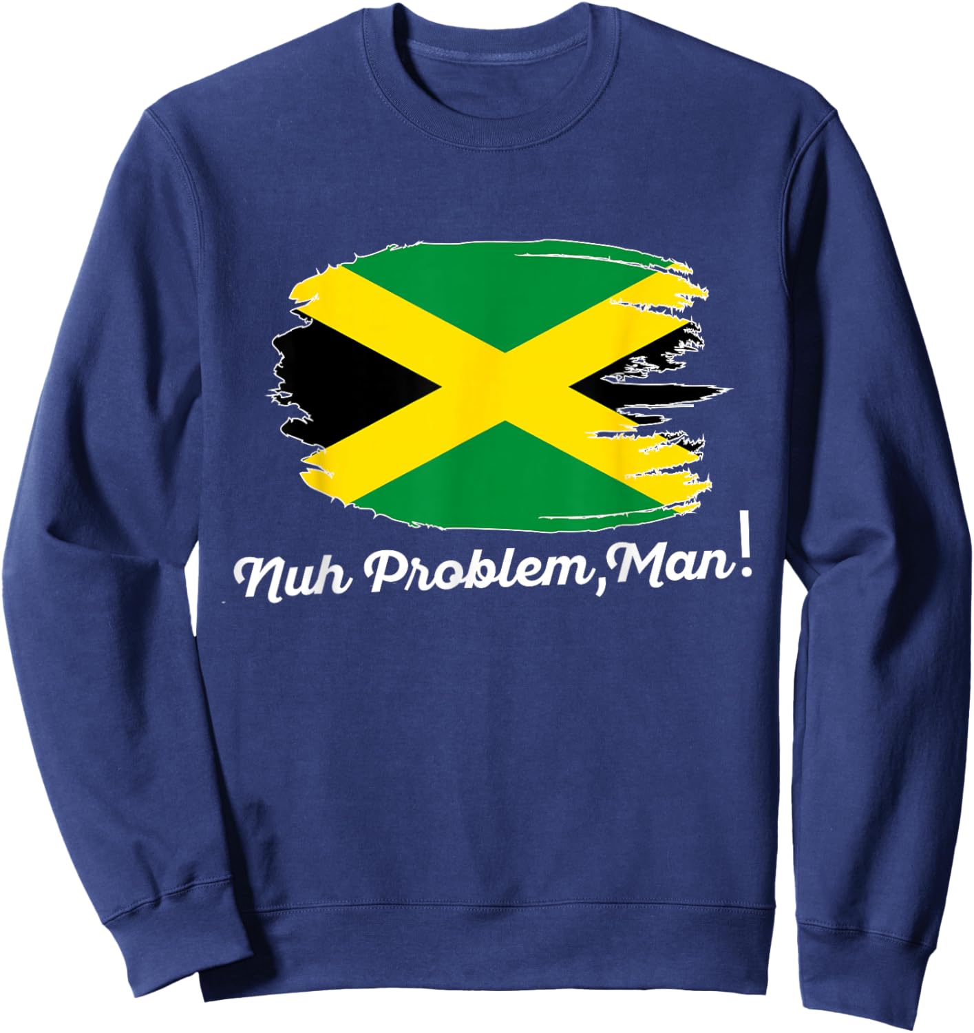 Jamaica Flag Souvenir Jamaican Vintage Men Women Boy Girls Sweatshirt - Sweatshirt | Navy