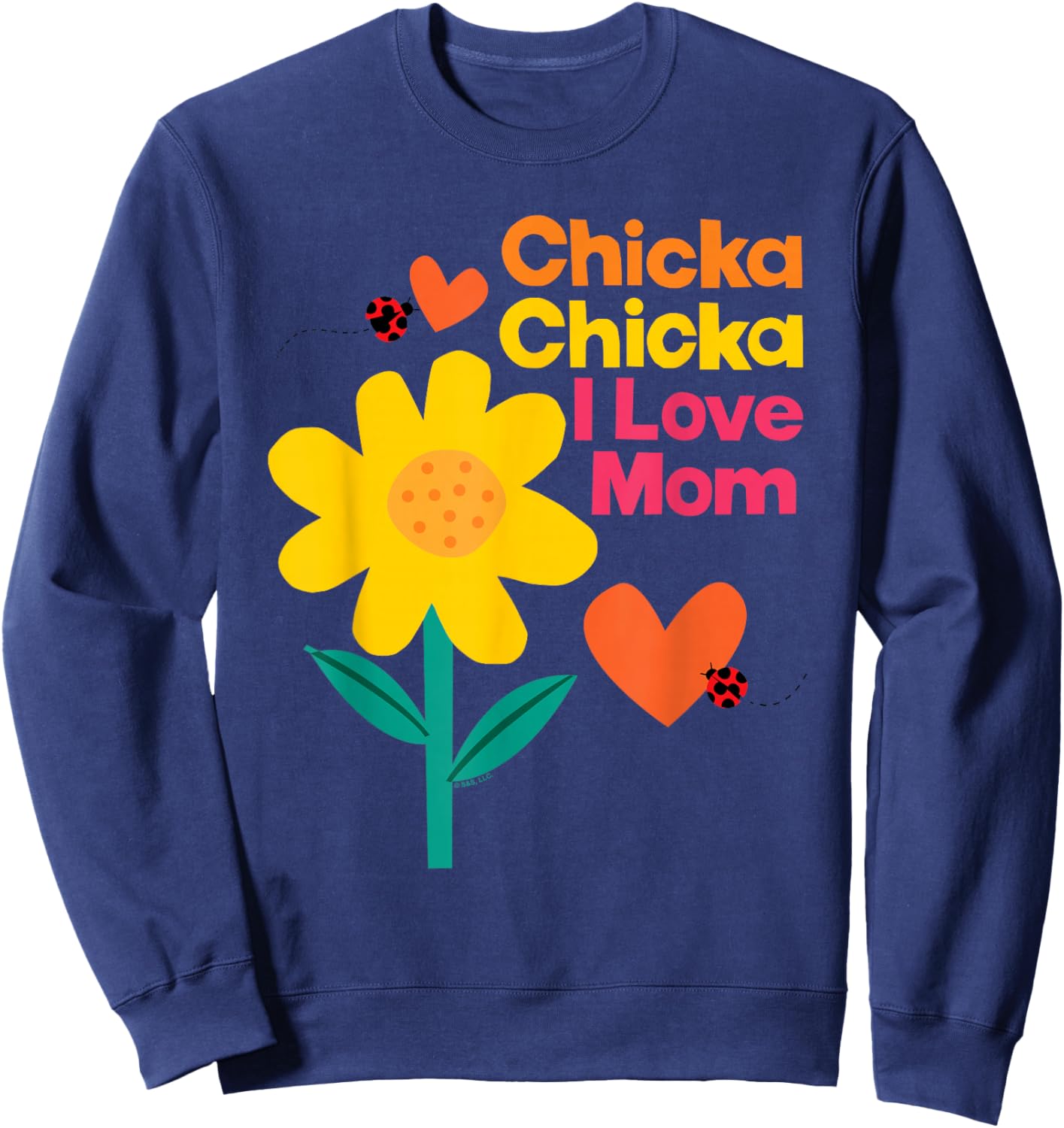 Chicka Chicka Boom Boom I Love Mom Sweatshirt - Sweatshirt | Navy